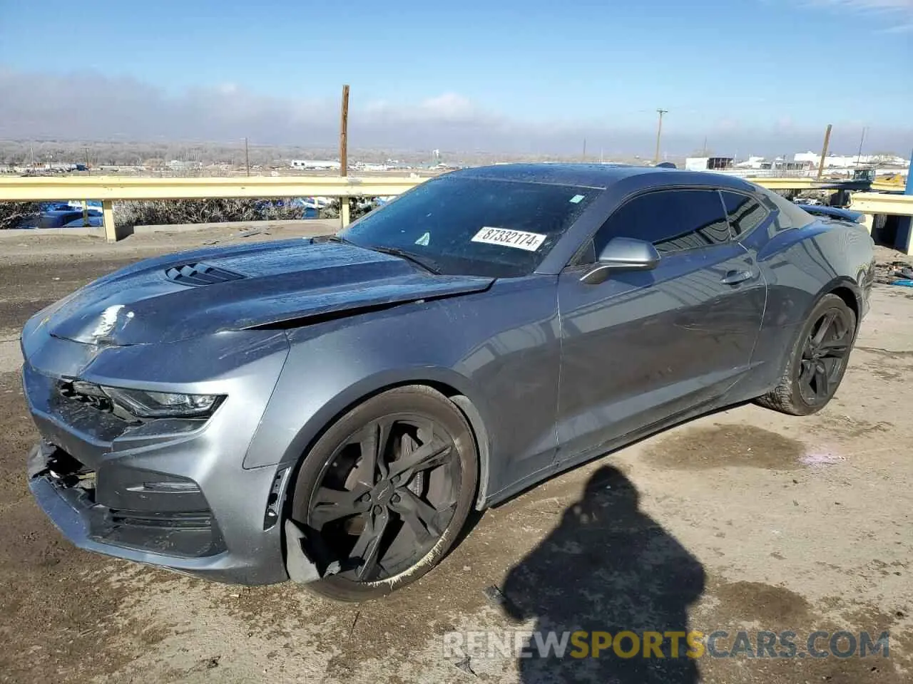 1 Photograph of a damaged car 1G1FH1R76M0121574 CHEVROLET CAMARO 2021
