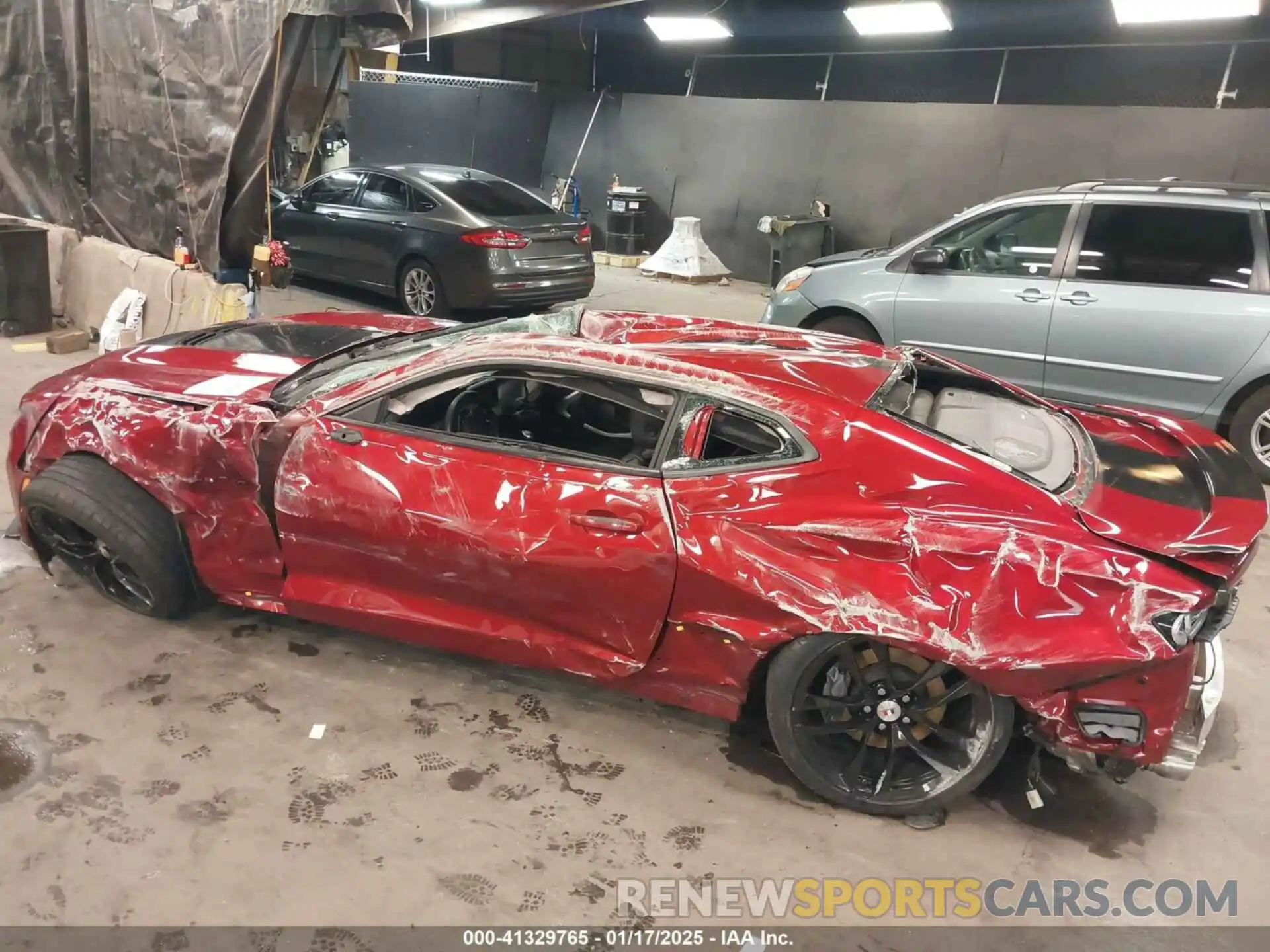 6 Photograph of a damaged car 1G1FH1R78M0122127 CHEVROLET CAMARO 2021