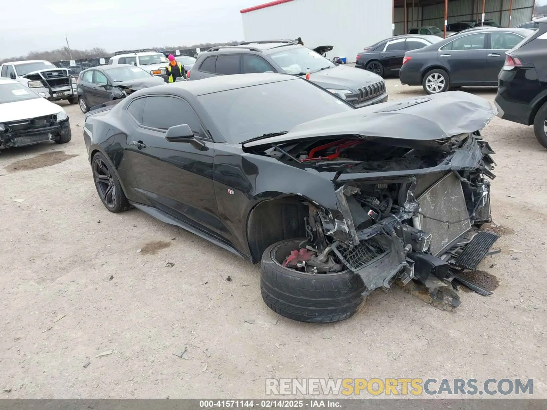 1 Photograph of a damaged car 1G1FH1R7XM0103188 CHEVROLET CAMARO 2021