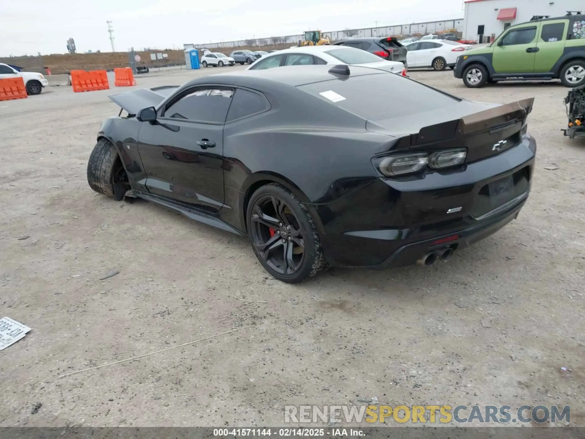 3 Photograph of a damaged car 1G1FH1R7XM0103188 CHEVROLET CAMARO 2021