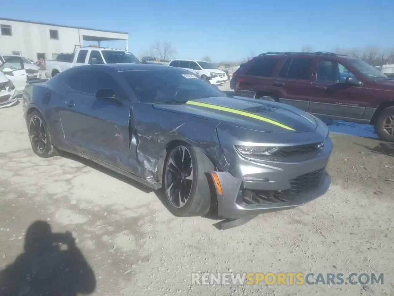 4 Photograph of a damaged car 1G1FH1R7XM0123022 CHEVROLET CAMARO 2021