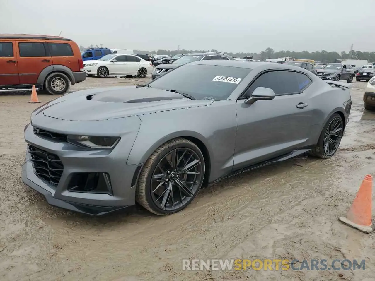 1 Photograph of a damaged car 1G1FJ1R61M0140058 CHEVROLET CAMARO 2021