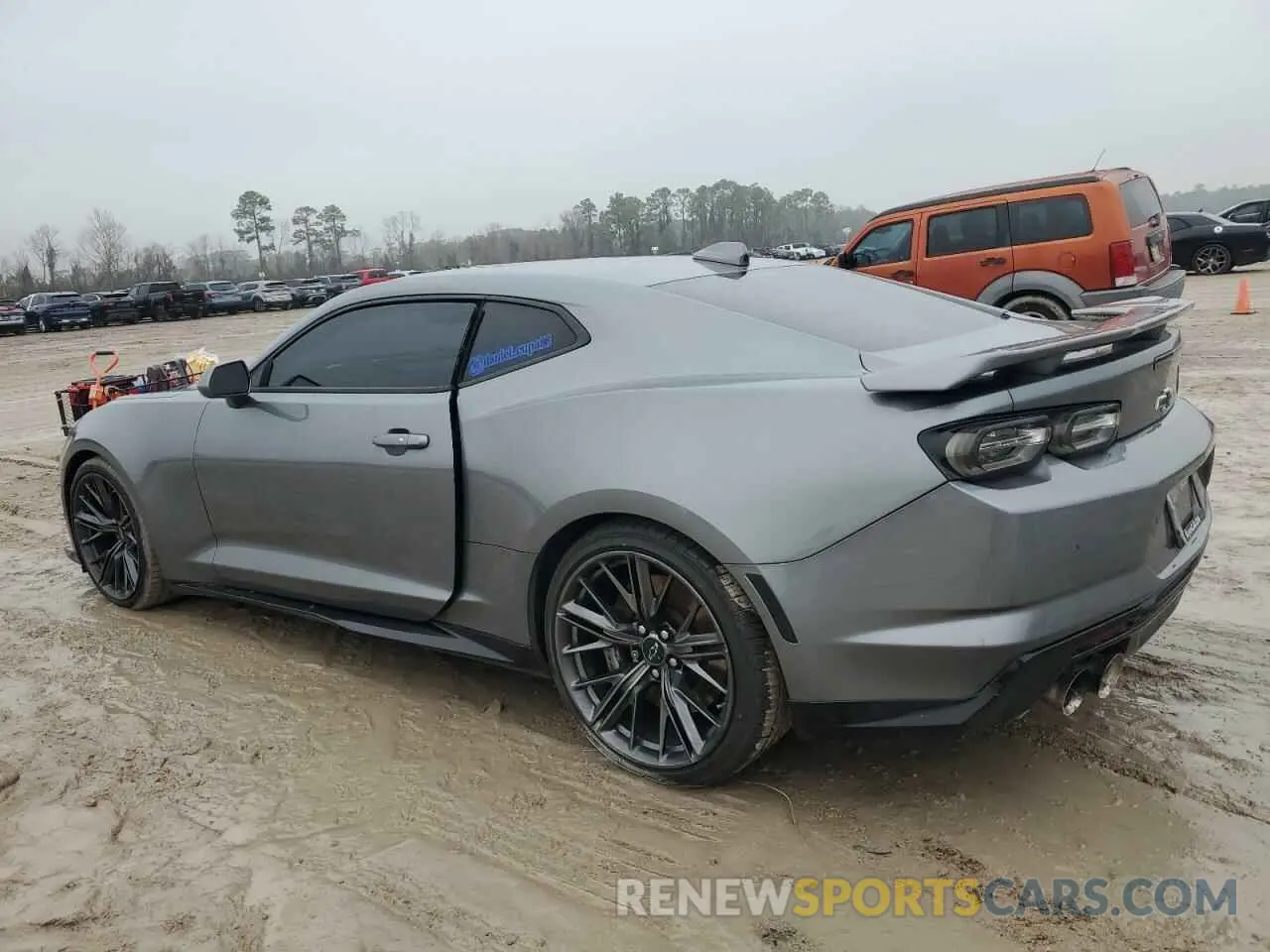 2 Photograph of a damaged car 1G1FJ1R61M0140058 CHEVROLET CAMARO 2021