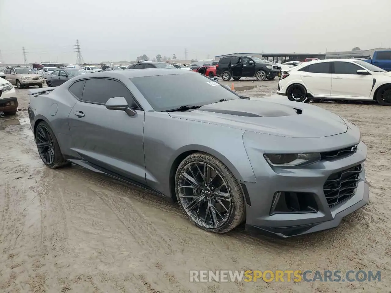 4 Photograph of a damaged car 1G1FJ1R61M0140058 CHEVROLET CAMARO 2021