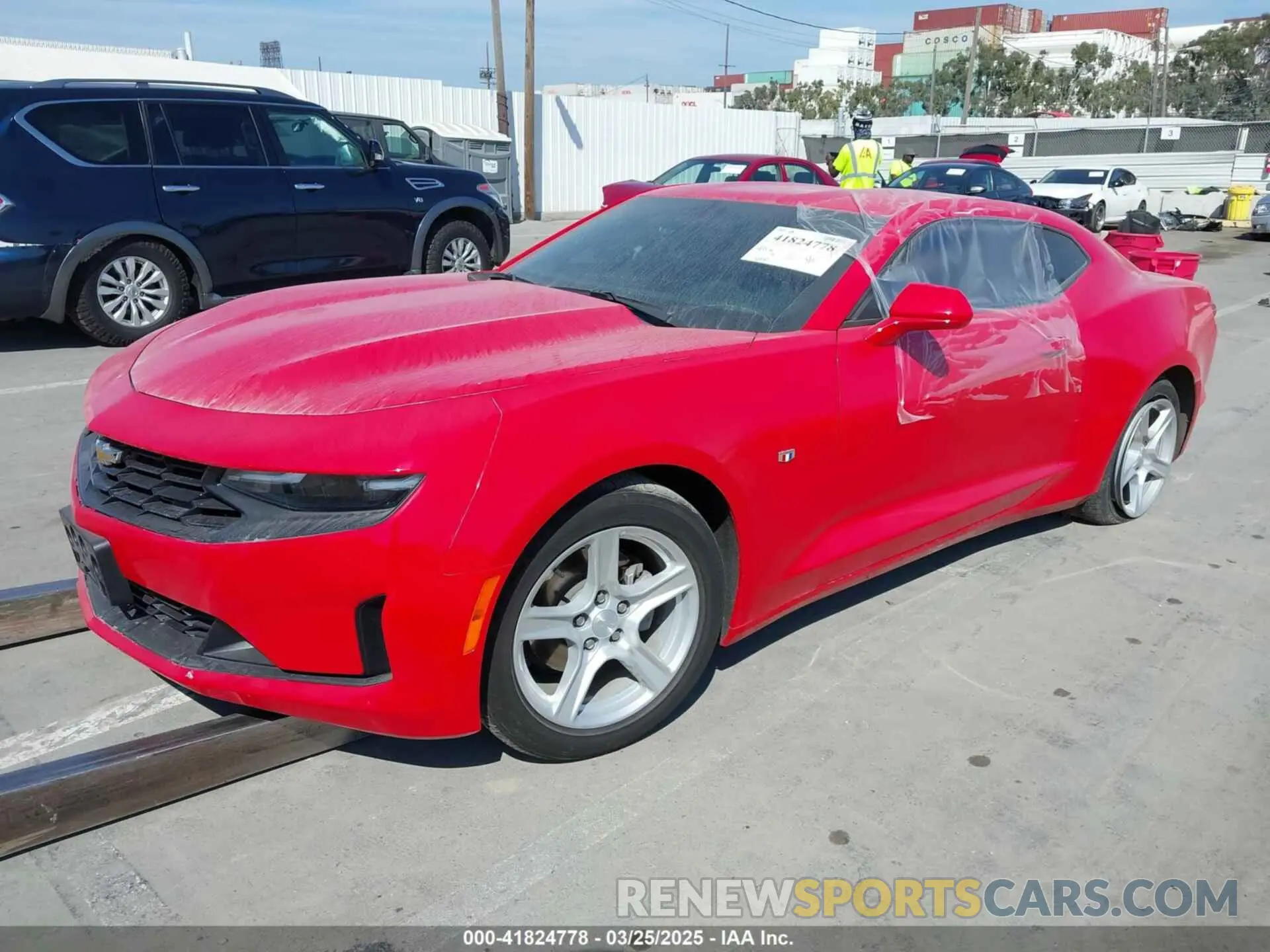 2 Photograph of a damaged car 1G1FB1RX0N0120844 CHEVROLET CAMARO 2022