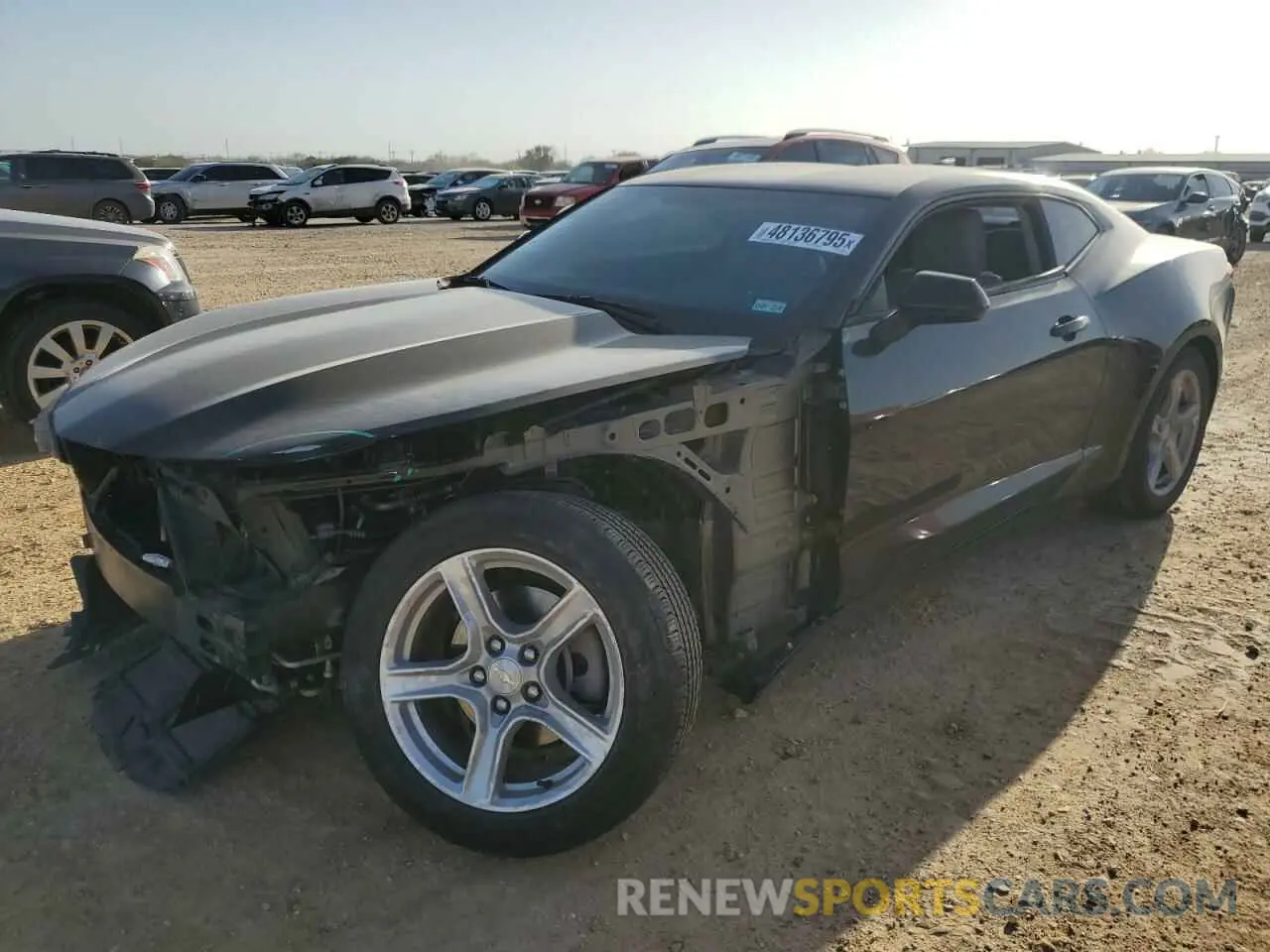 1 Photograph of a damaged car 1G1FB1RX0N0135103 CHEVROLET CAMARO 2022