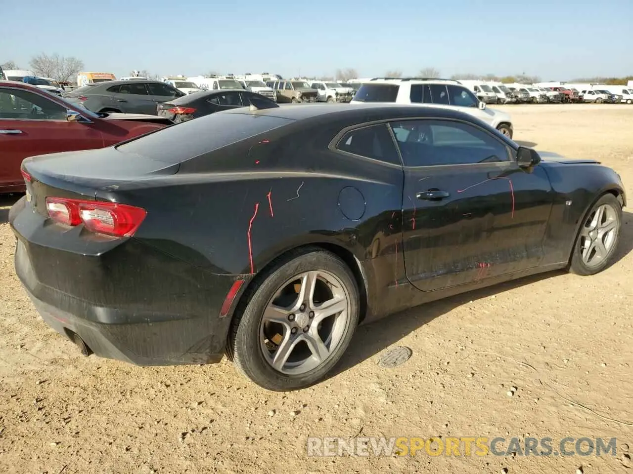 3 Photograph of a damaged car 1G1FB1RX0N0135103 CHEVROLET CAMARO 2022