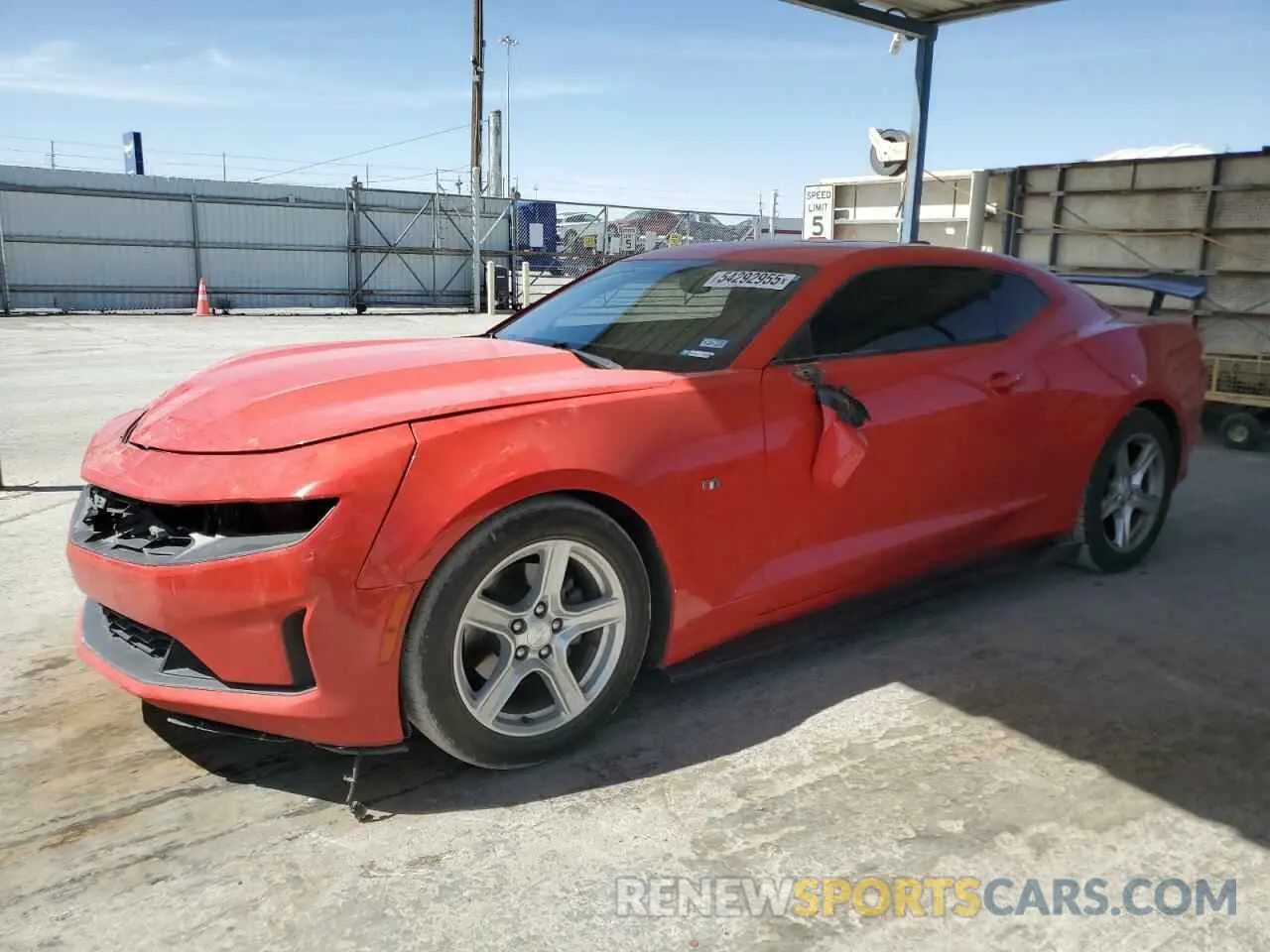 1 Photograph of a damaged car 1G1FB1RX2N0113216 CHEVROLET CAMARO 2022
