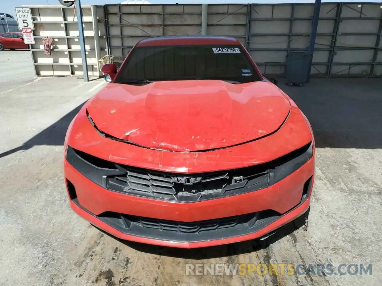 5 Photograph of a damaged car 1G1FB1RX2N0113216 CHEVROLET CAMARO 2022