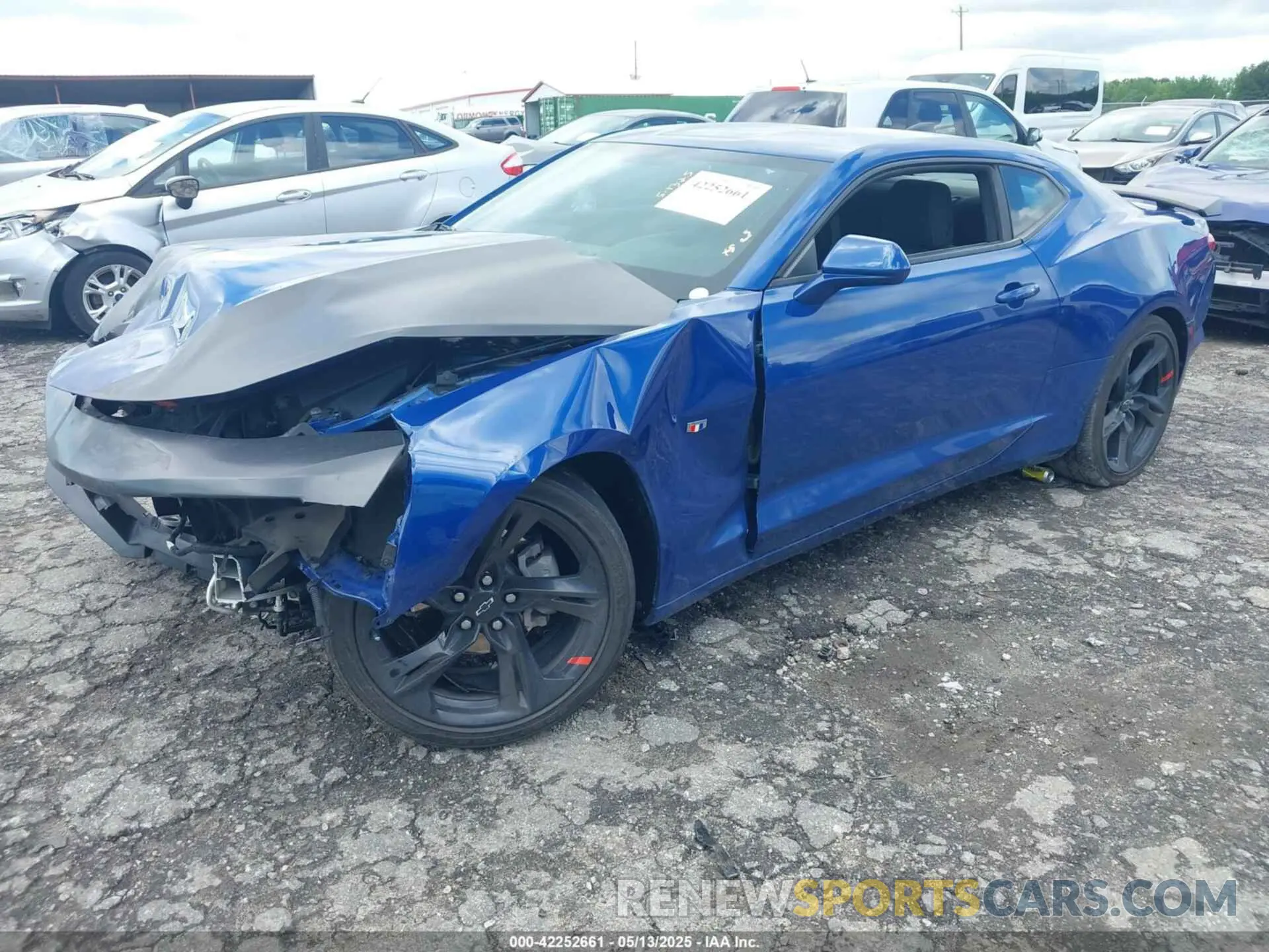 2 Photograph of a damaged car 1G1FB1RX3N0101236 CHEVROLET CAMARO 2022
