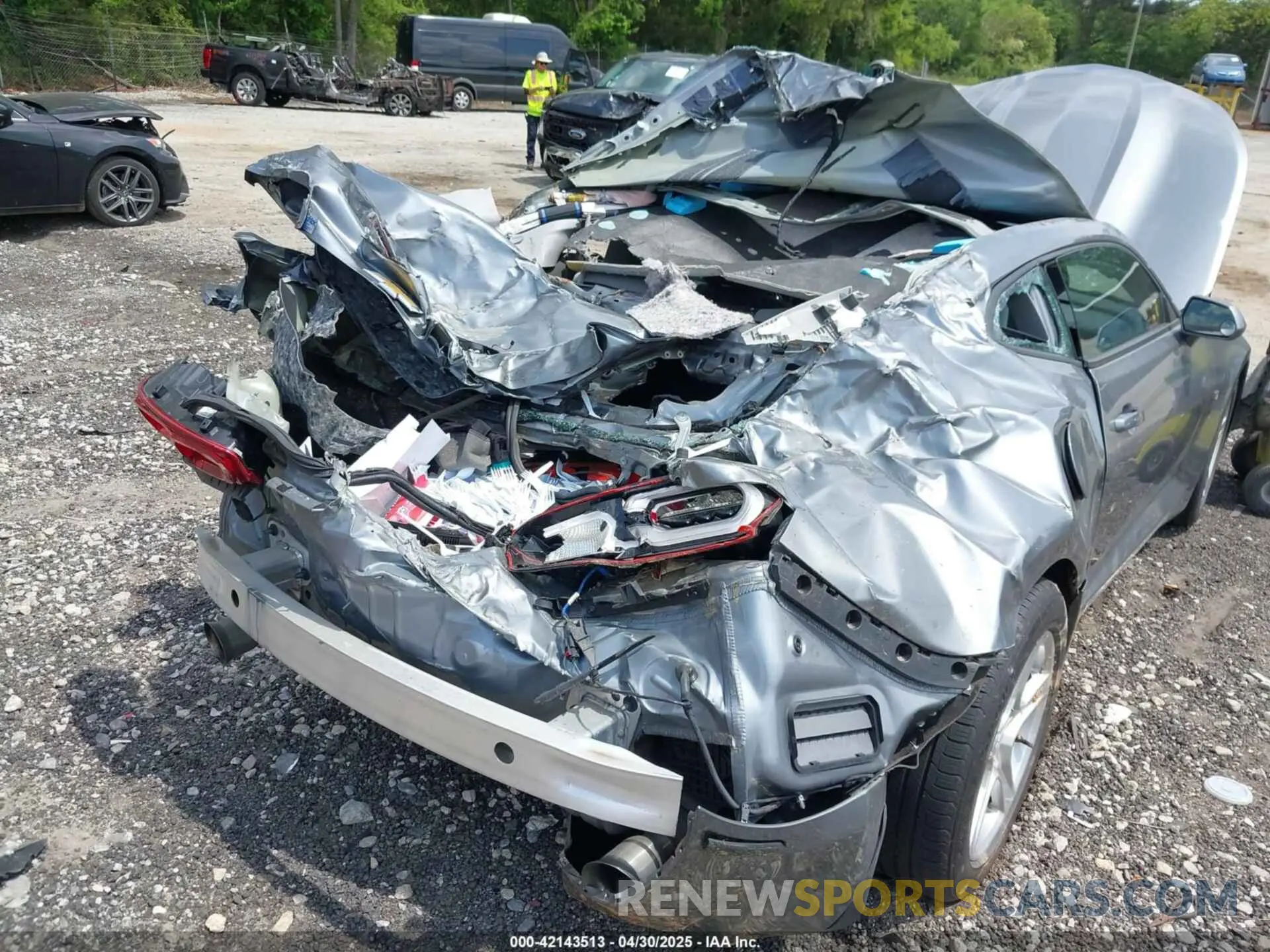 6 Photograph of a damaged car 1G1FB1RX3N0103522 CHEVROLET CAMARO 2022