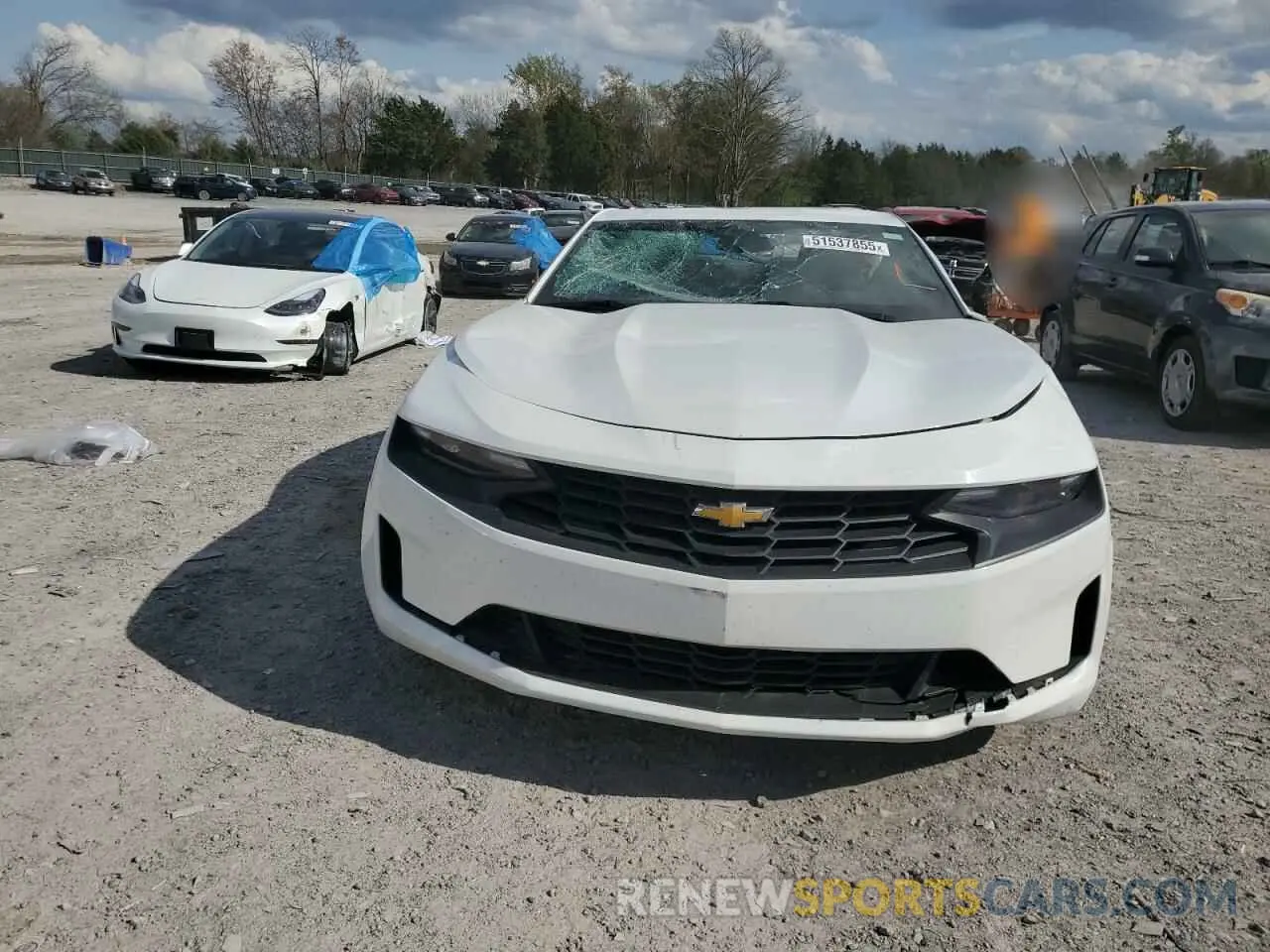 5 Photograph of a damaged car 1G1FB1RX4N0121382 CHEVROLET CAMARO 2022