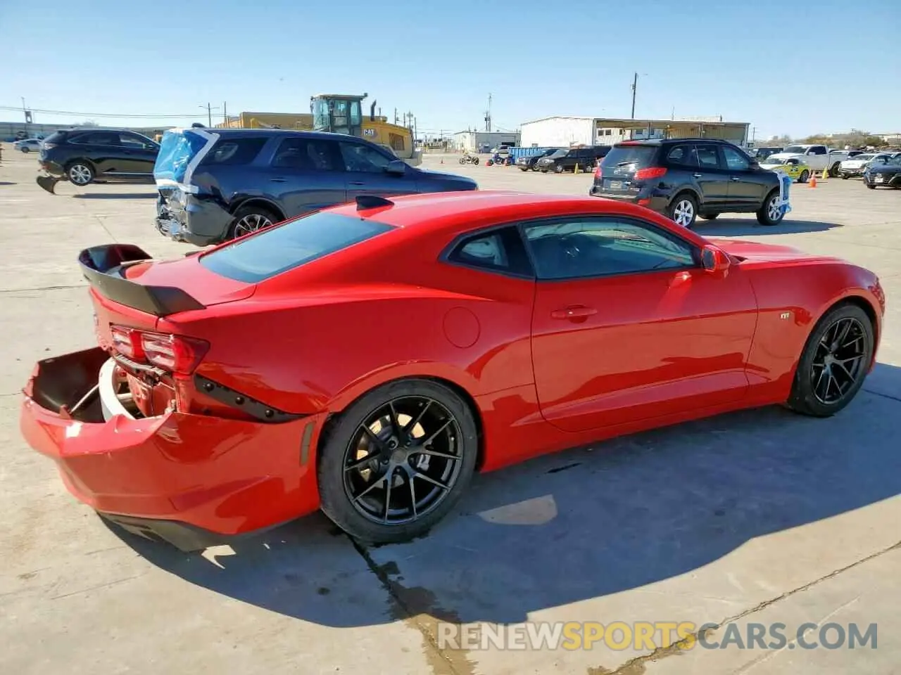 3 Photograph of a damaged car 1G1FB1RX6N0105605 CHEVROLET CAMARO 2022