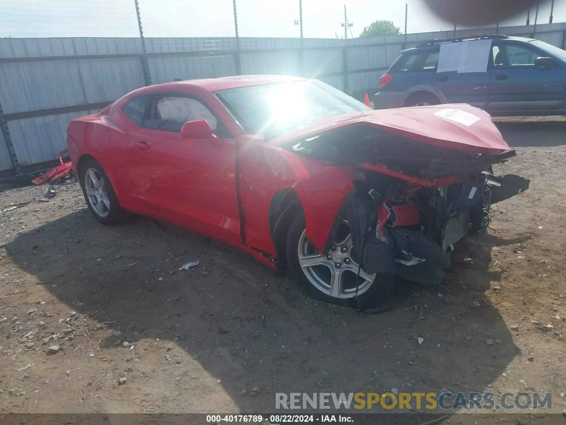 1 Photograph of a damaged car 1G1FB1RX7N0107315 CHEVROLET CAMARO 2022