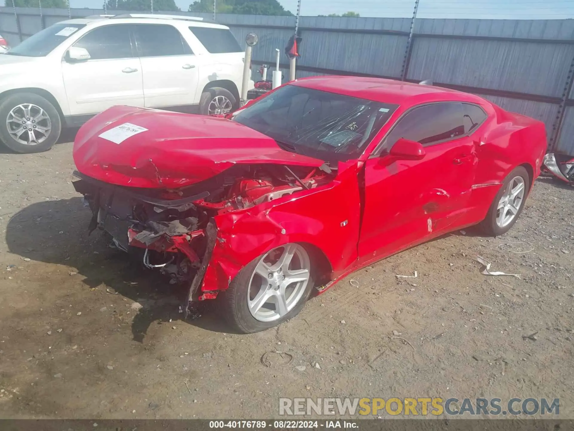 2 Photograph of a damaged car 1G1FB1RX7N0107315 CHEVROLET CAMARO 2022