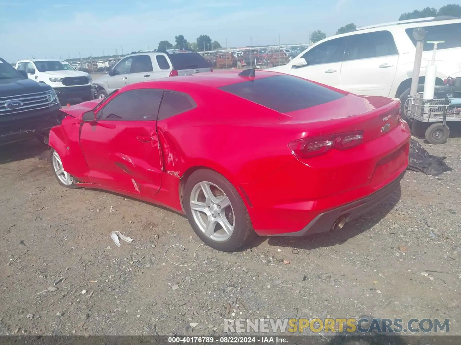 3 Photograph of a damaged car 1G1FB1RX7N0107315 CHEVROLET CAMARO 2022