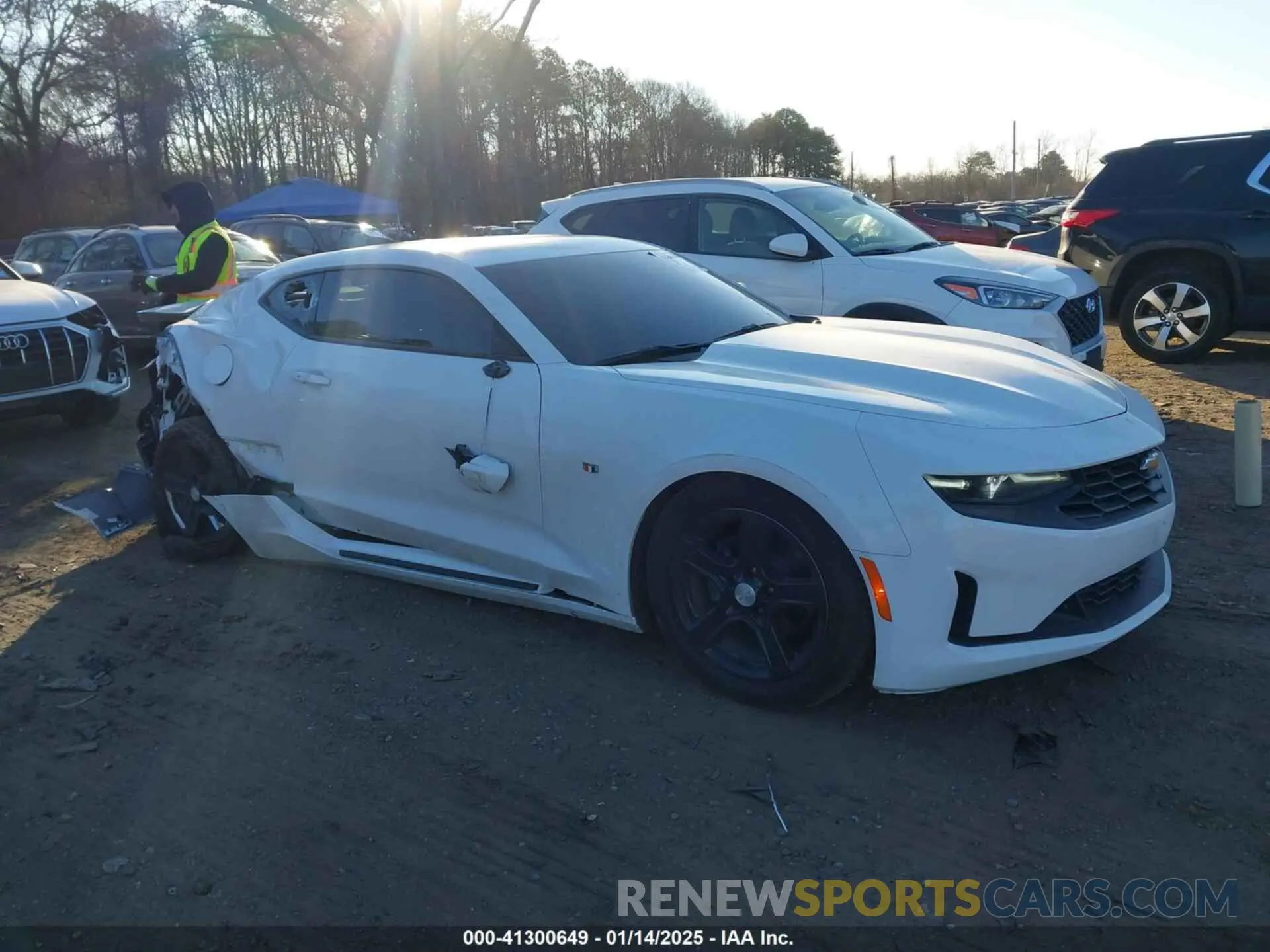 1 Photograph of a damaged car 1G1FB1RX7N0109923 CHEVROLET CAMARO 2022