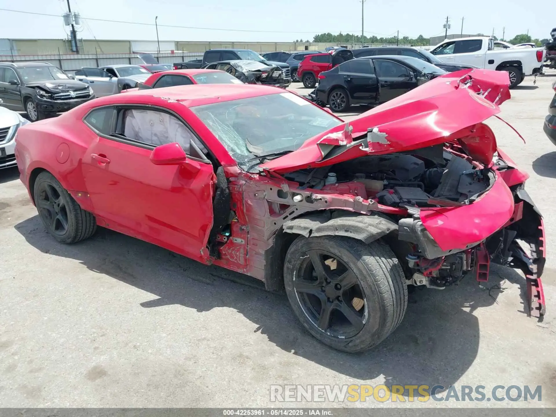 1 Photograph of a damaged car 1G1FB1RX8N0118484 CHEVROLET CAMARO 2022