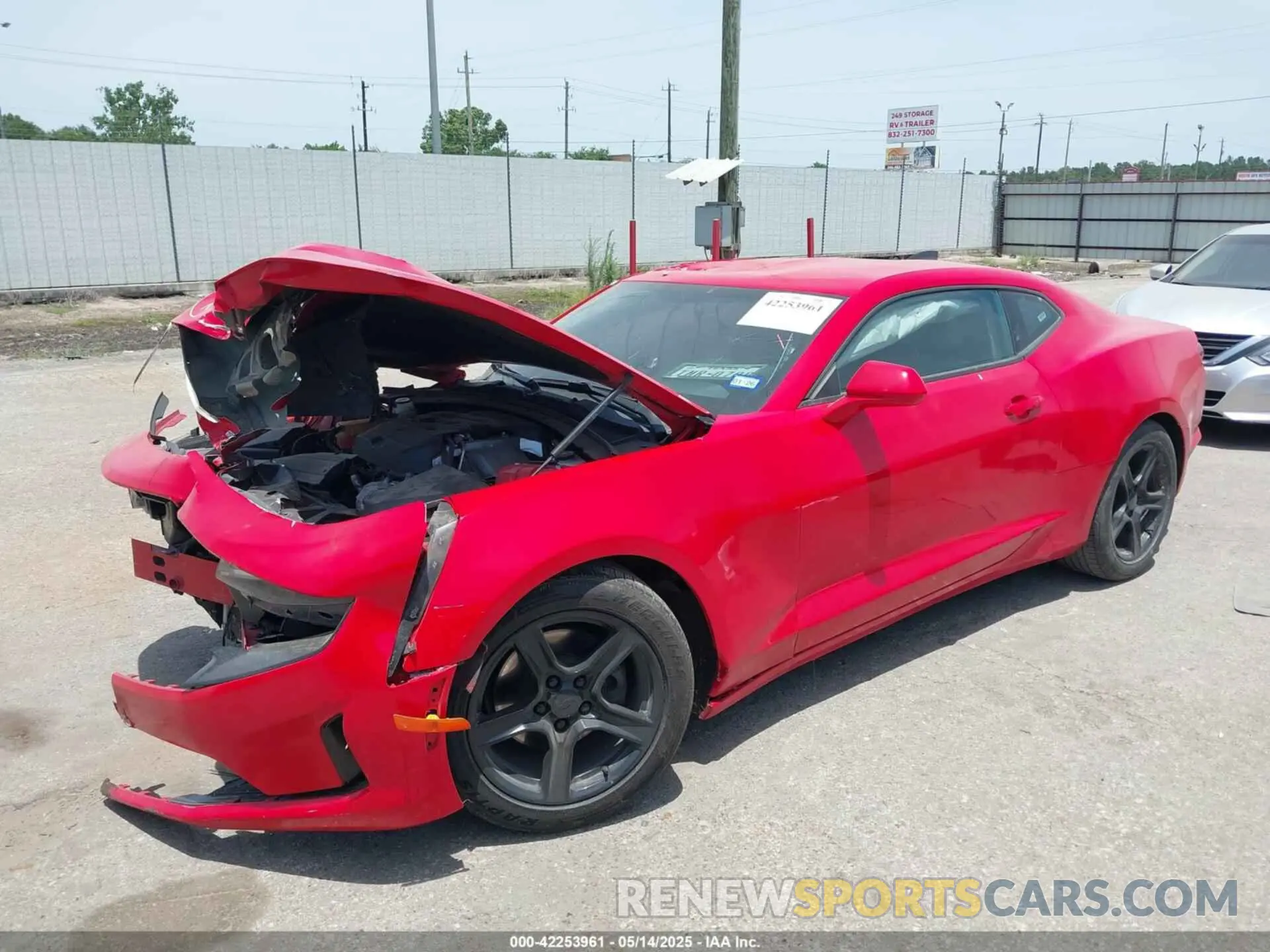 2 Photograph of a damaged car 1G1FB1RX8N0118484 CHEVROLET CAMARO 2022