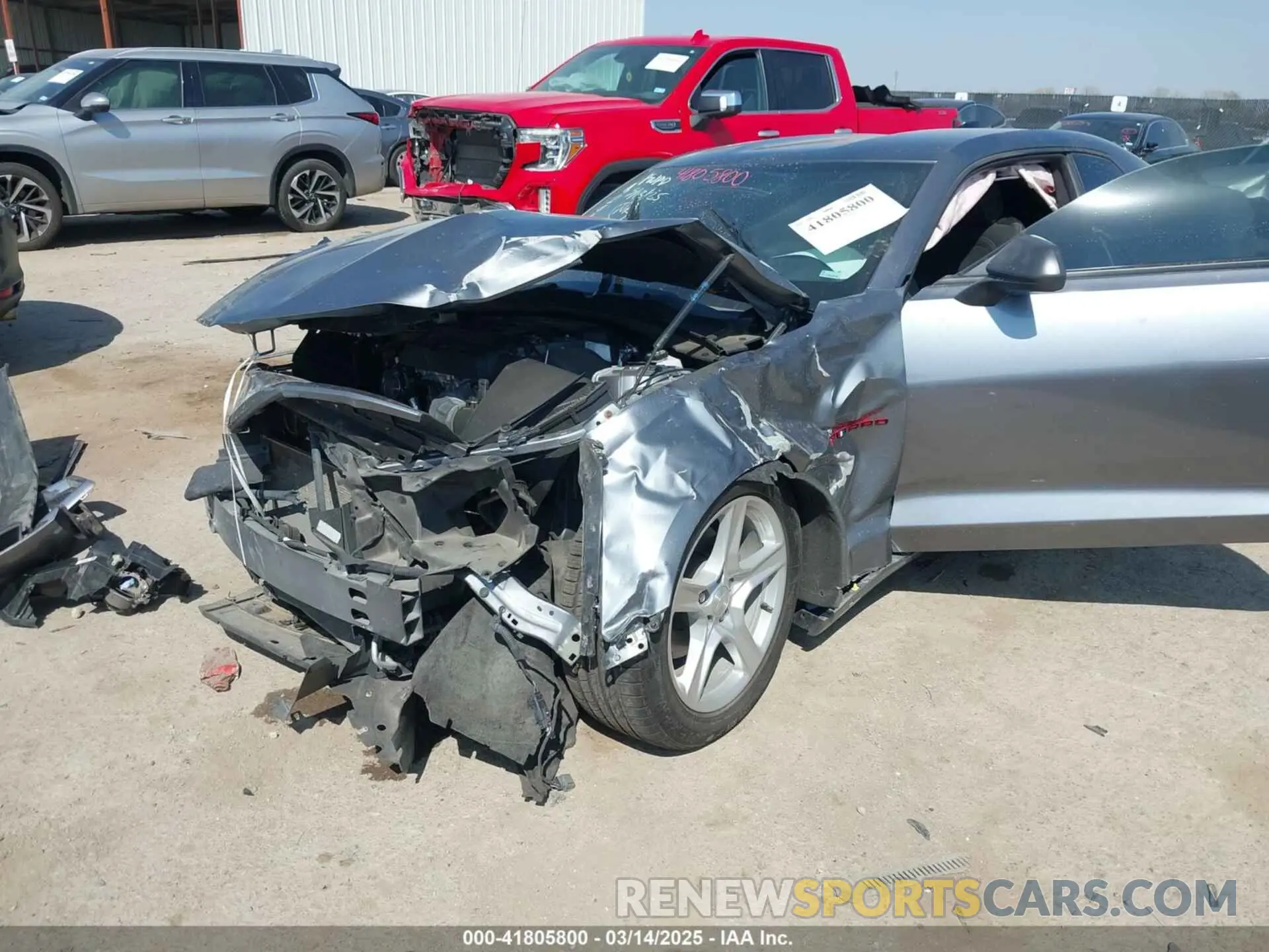 6 Photograph of a damaged car 1G1FB1RX8N0119506 CHEVROLET CAMARO 2022