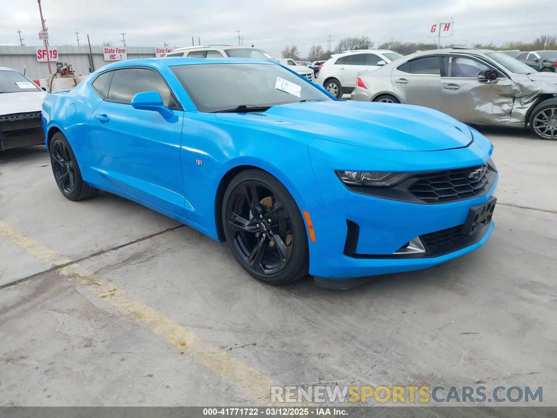 1 Photograph of a damaged car 1G1FB1RXXN0108636 CHEVROLET CAMARO 2022
