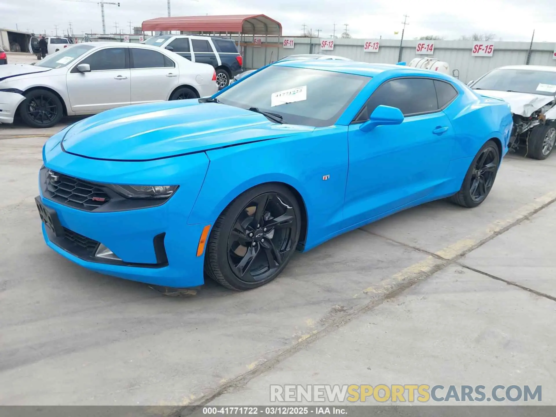 2 Photograph of a damaged car 1G1FB1RXXN0108636 CHEVROLET CAMARO 2022
