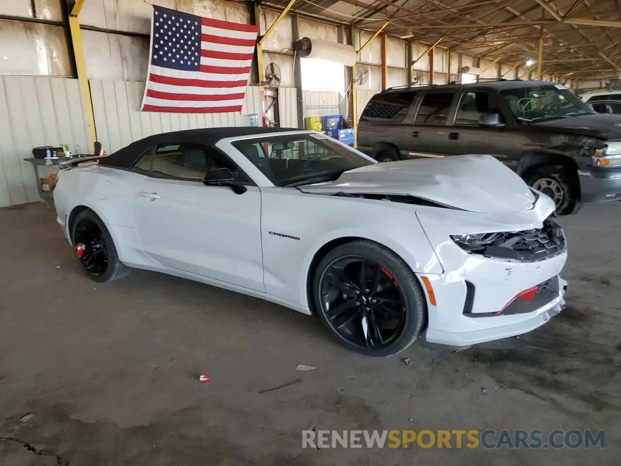 4 Photograph of a damaged car 1G1FB3DS1N0129155 CHEVROLET CAMARO 2022