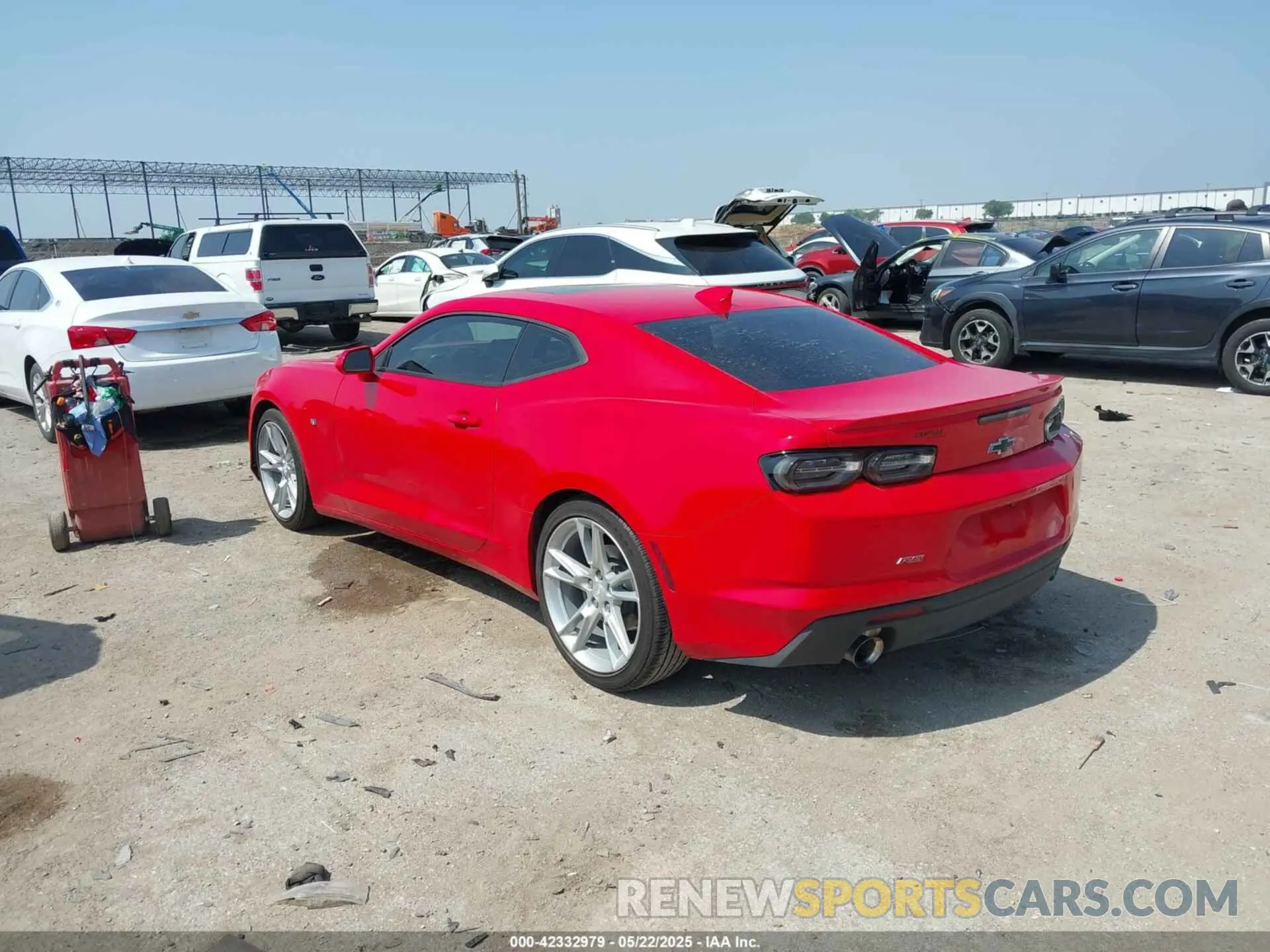 3 Photograph of a damaged car 1G1FD1RS2N0122626 CHEVROLET CAMARO 2022