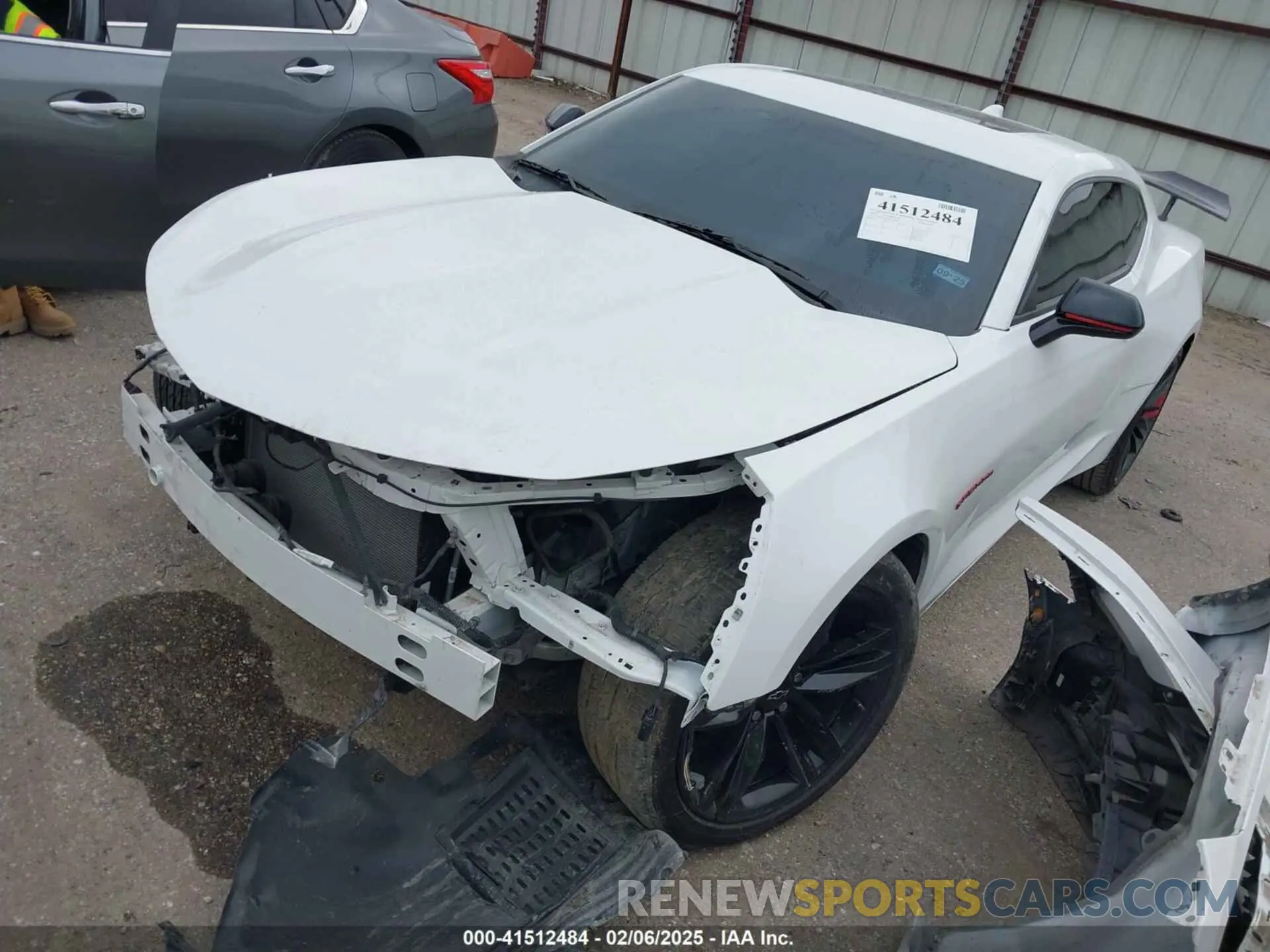 2 Photograph of a damaged car 1G1FD1RS9N0124017 CHEVROLET CAMARO 2022