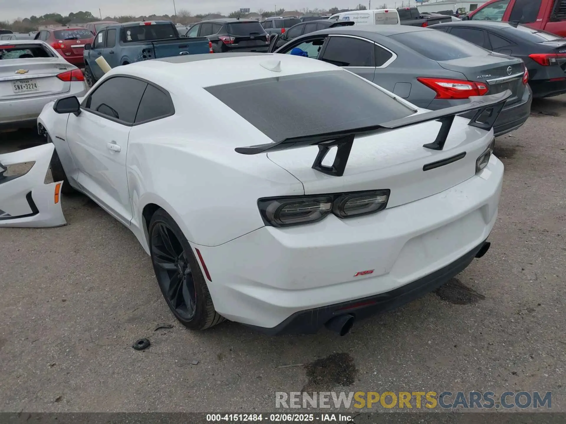 3 Photograph of a damaged car 1G1FD1RS9N0124017 CHEVROLET CAMARO 2022