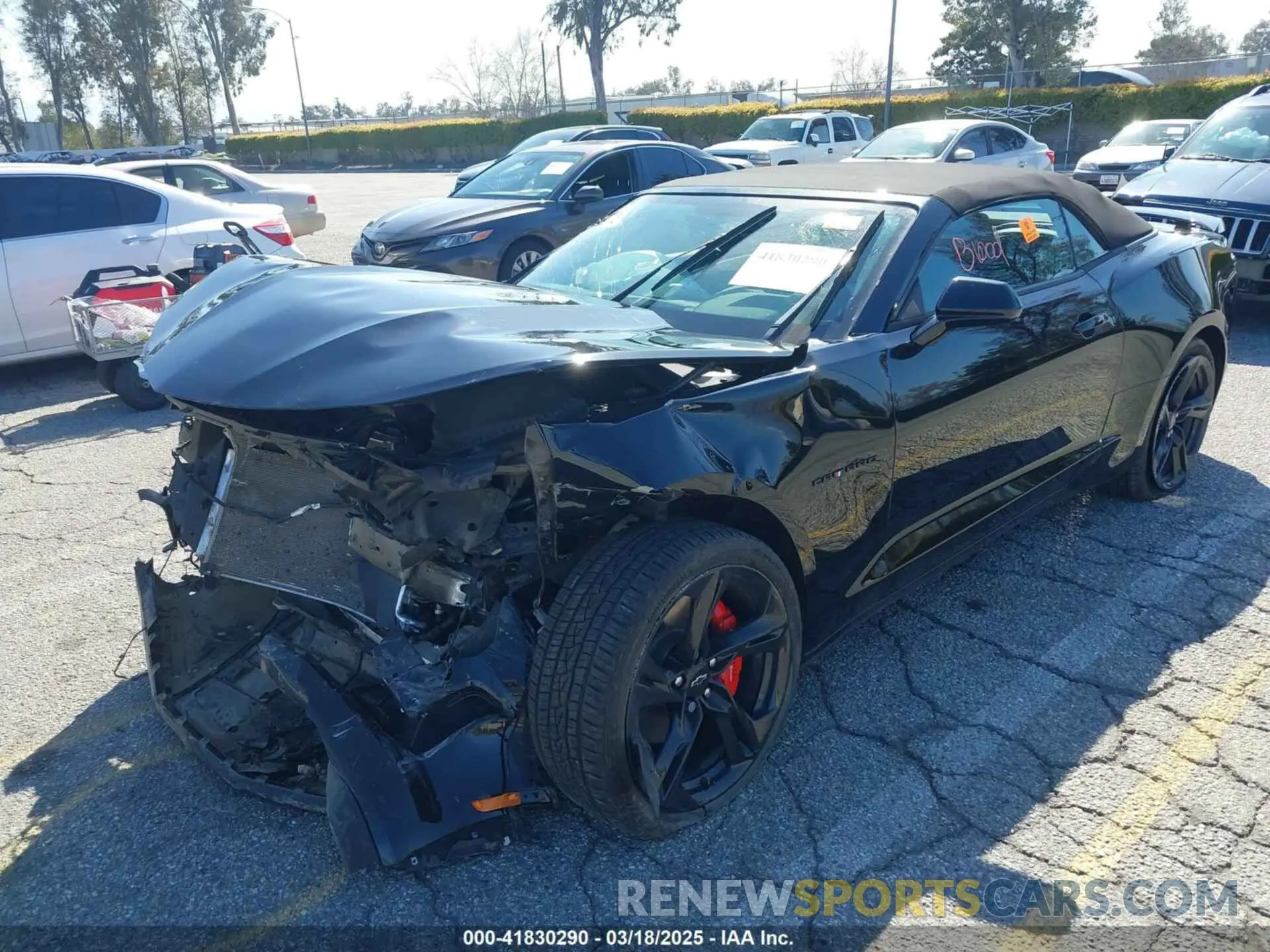 2 Photograph of a damaged car 1G1FD3DS6N0126942 CHEVROLET CAMARO 2022