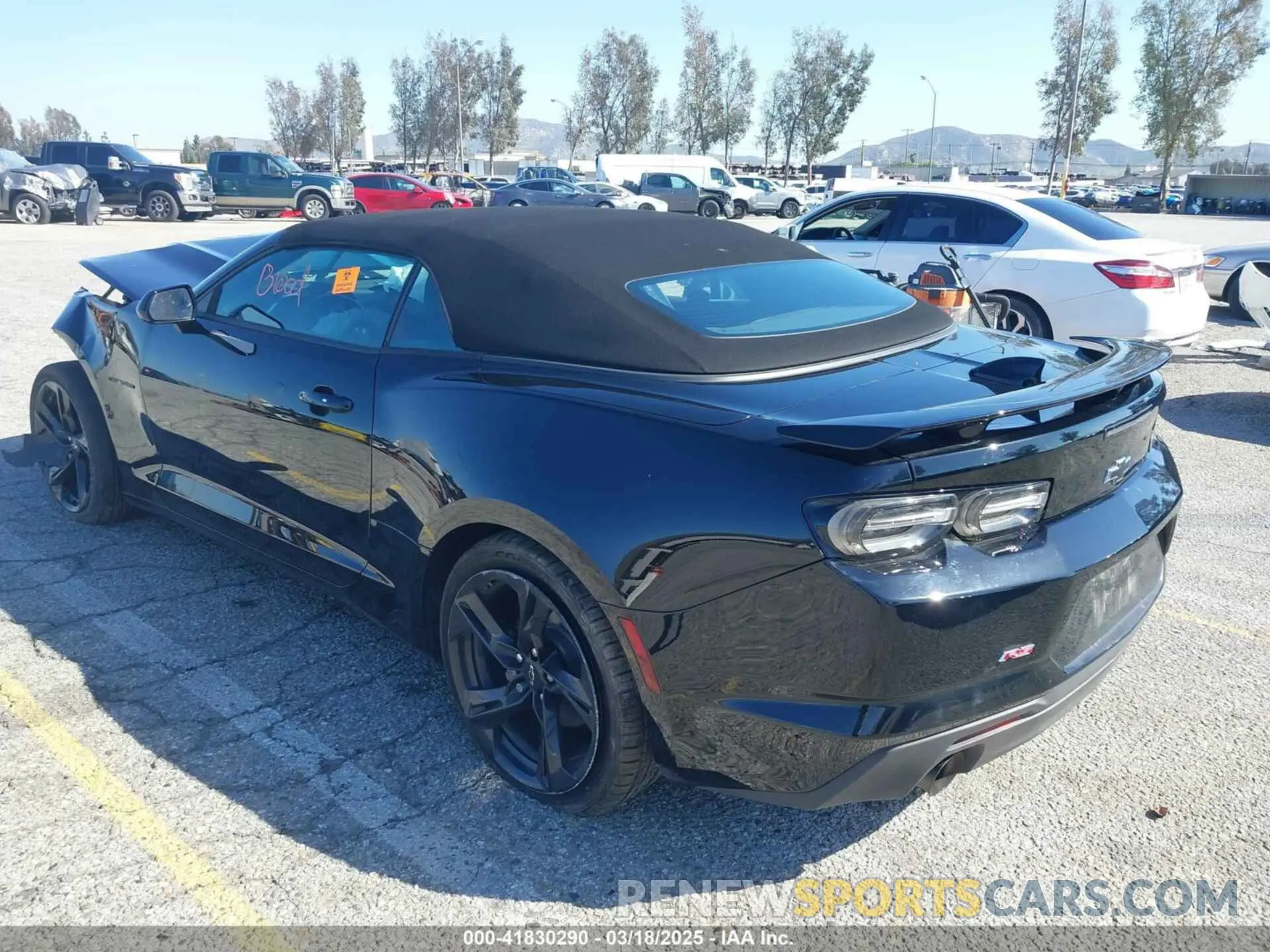 3 Photograph of a damaged car 1G1FD3DS6N0126942 CHEVROLET CAMARO 2022