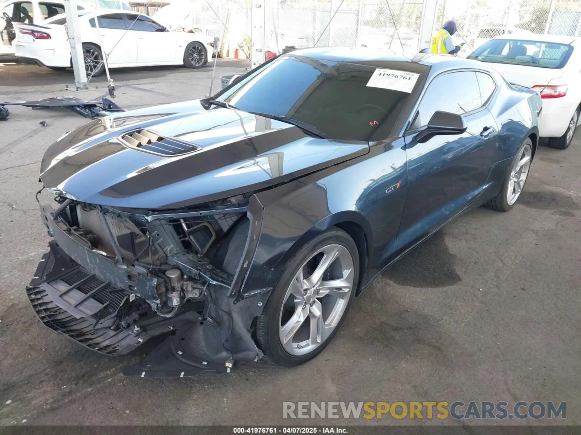 2 Photograph of a damaged car 1G1FF1R75N0132301 CHEVROLET CAMARO 2022