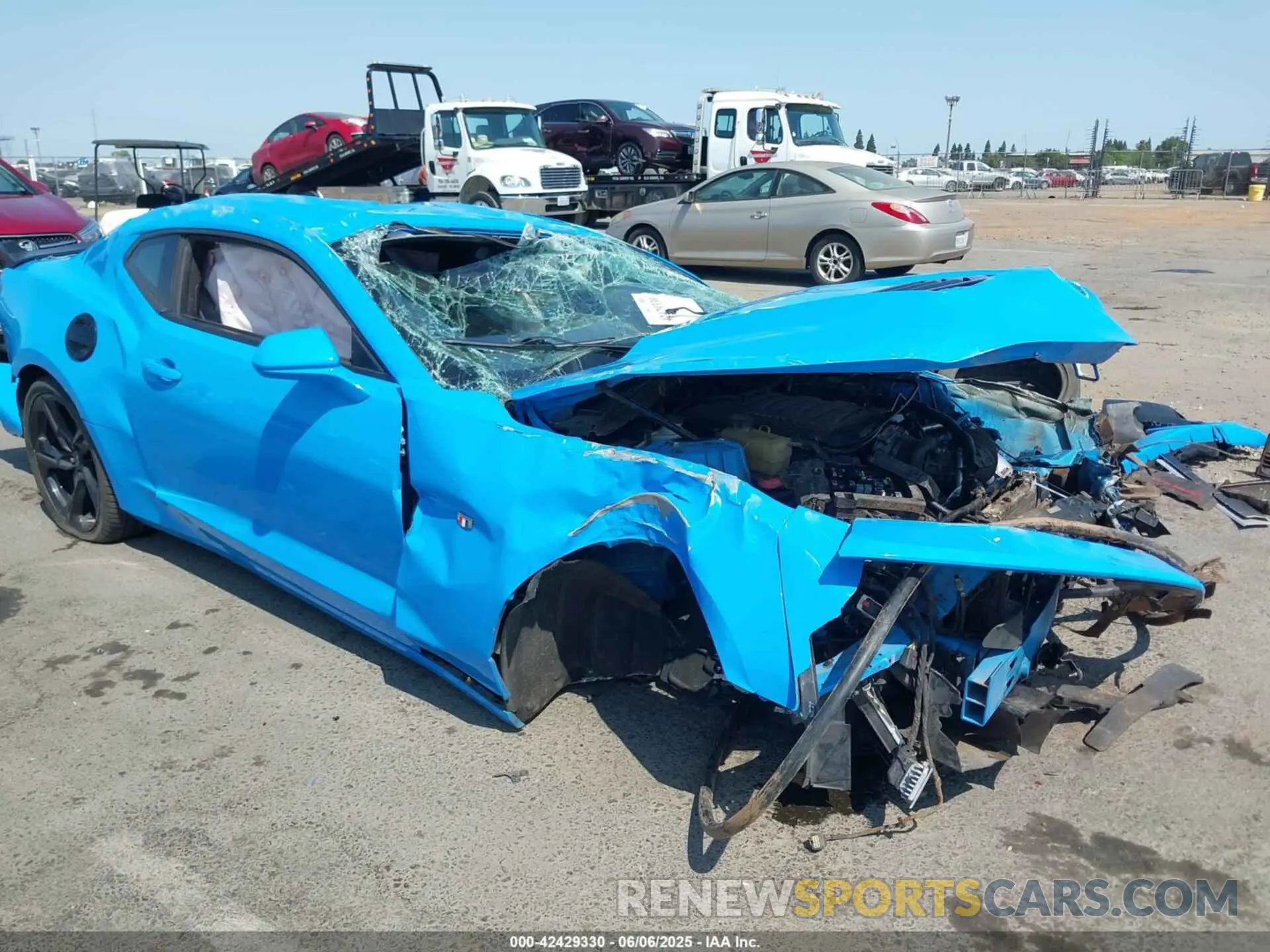 1 Photograph of a damaged car 1G1FF1R7XN0124646 CHEVROLET CAMARO 2022