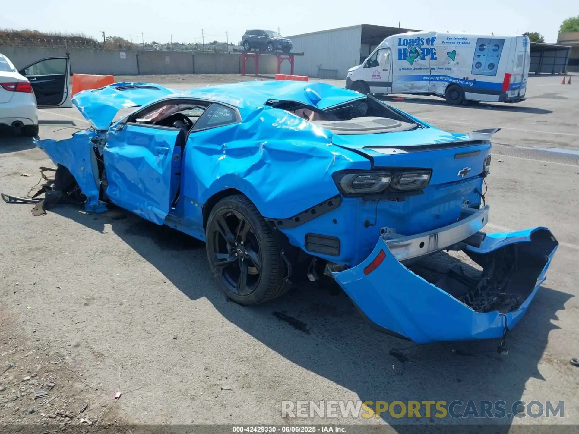 3 Photograph of a damaged car 1G1FF1R7XN0124646 CHEVROLET CAMARO 2022