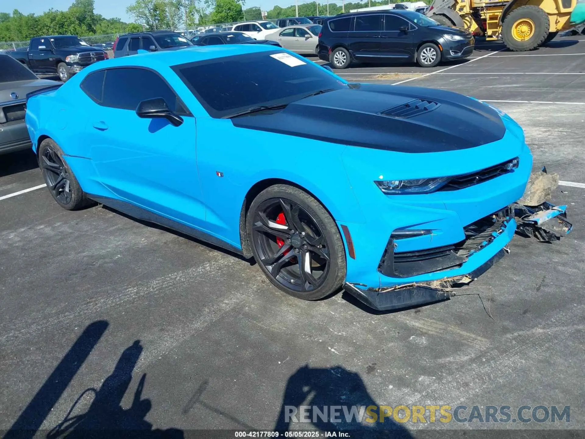 1 Photograph of a damaged car 1G1FF1R7XN0134738 CHEVROLET CAMARO 2022