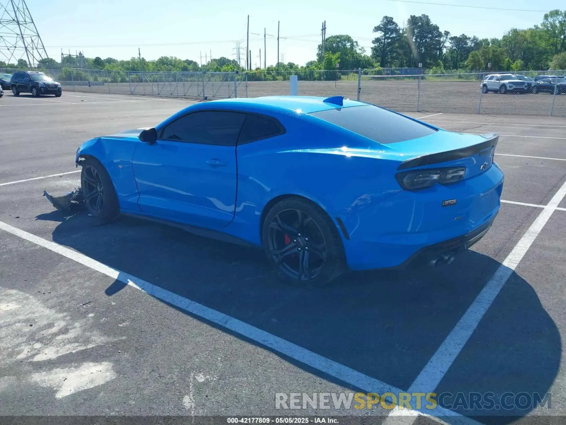 3 Photograph of a damaged car 1G1FF1R7XN0134738 CHEVROLET CAMARO 2022