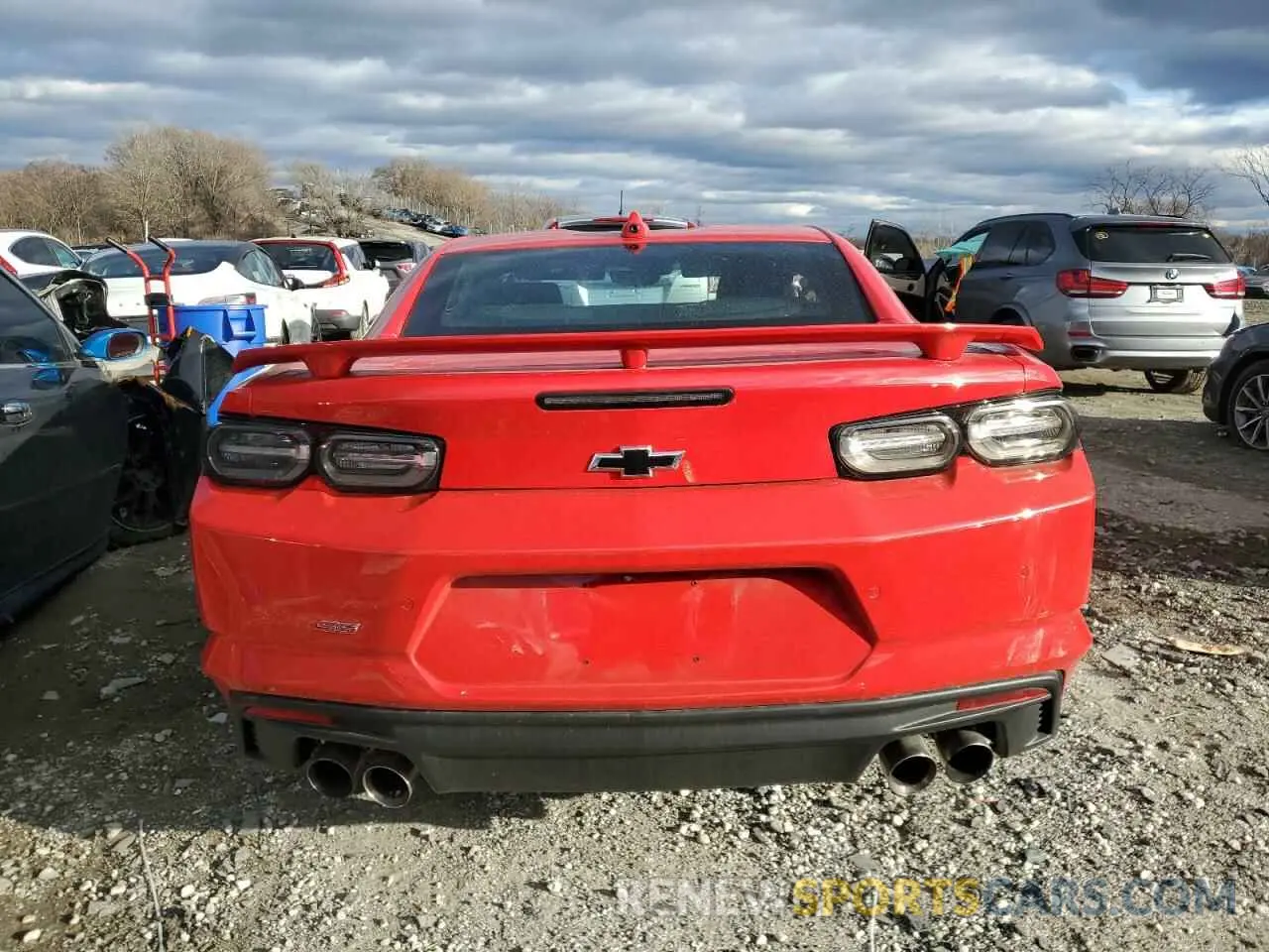 6 Photograph of a damaged car 1G1FG1R71N0104900 CHEVROLET CAMARO 2022