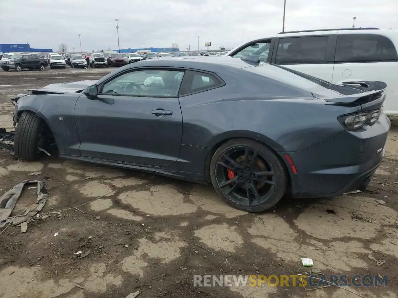 2 Photograph of a damaged car 1G1FH1R72N0102490 CHEVROLET CAMARO 2022