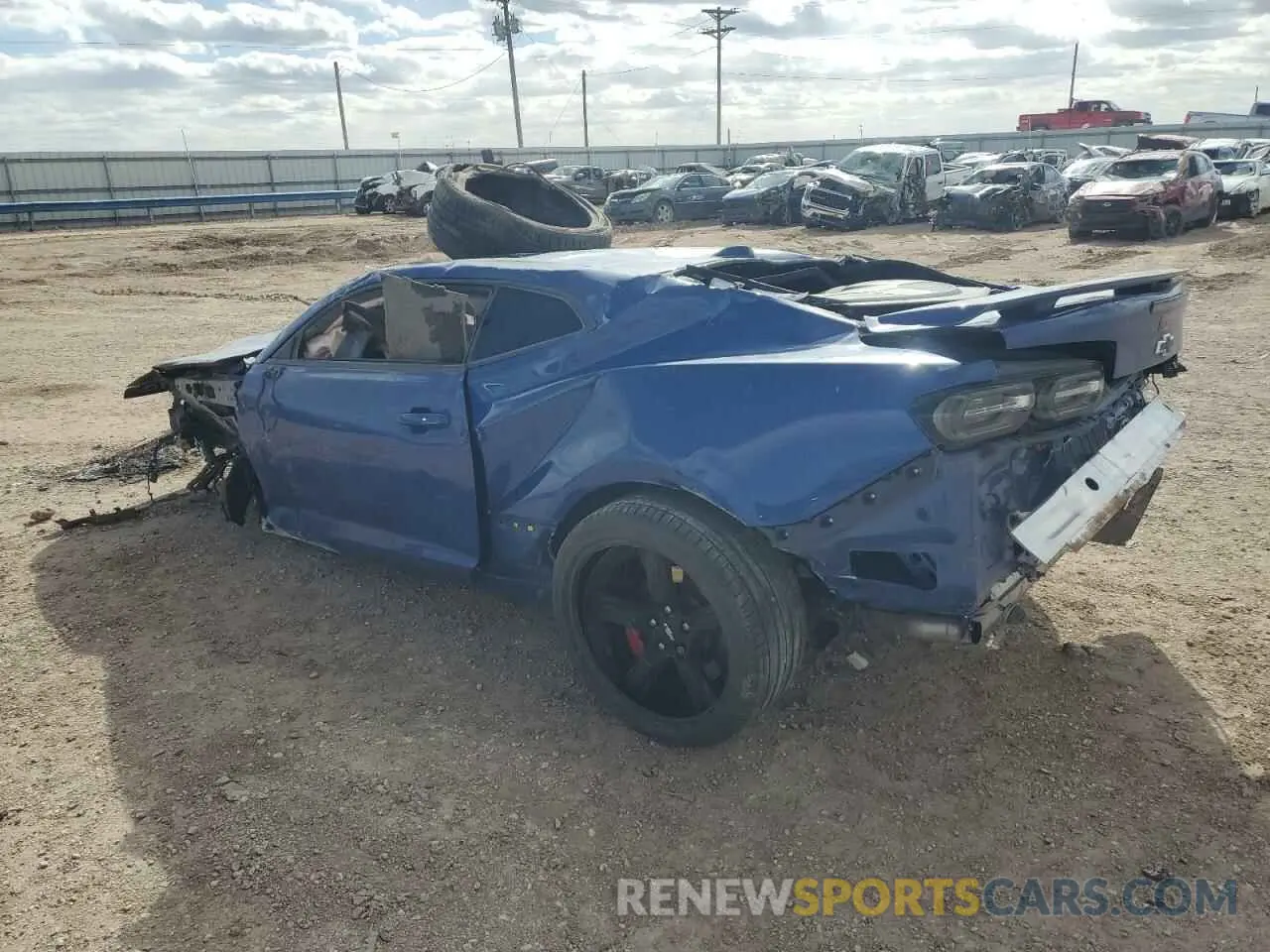 2 Photograph of a damaged car 1G1FH1R78N0134067 CHEVROLET CAMARO 2022