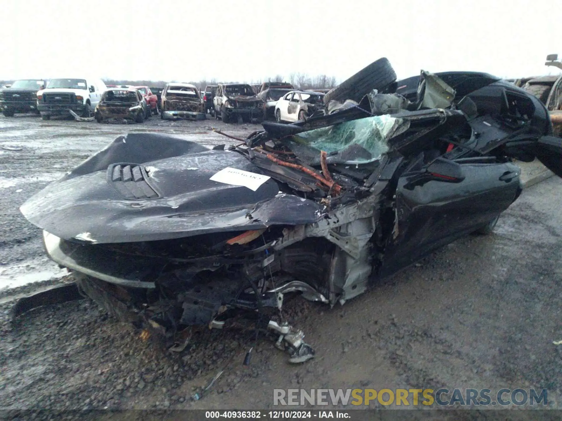 2 Photograph of a damaged car 1G1FH3D71N0127626 CHEVROLET CAMARO 2022