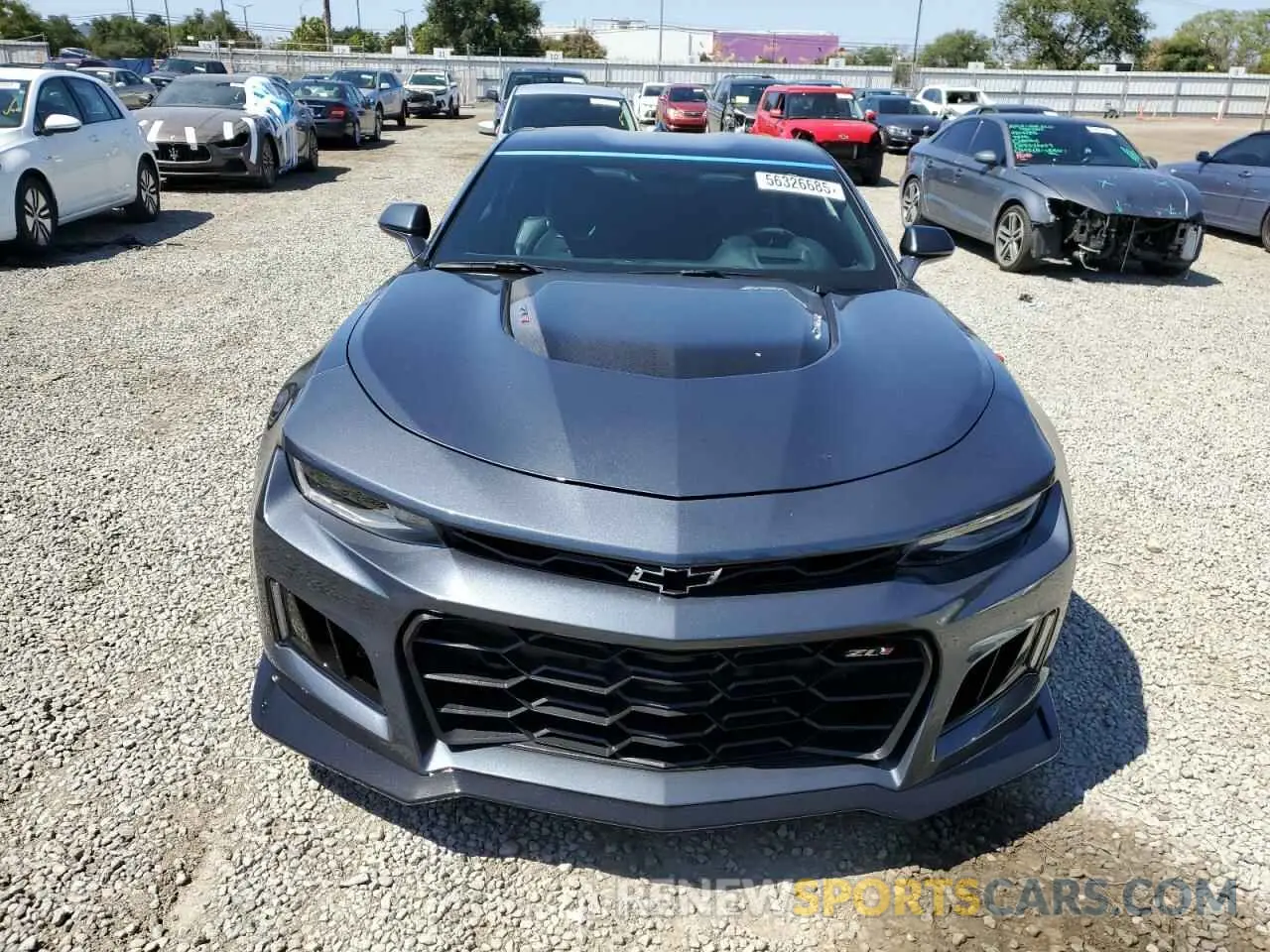 5 Photograph of a damaged car 1G1FK1R65N0101410 CHEVROLET CAMARO 2022
