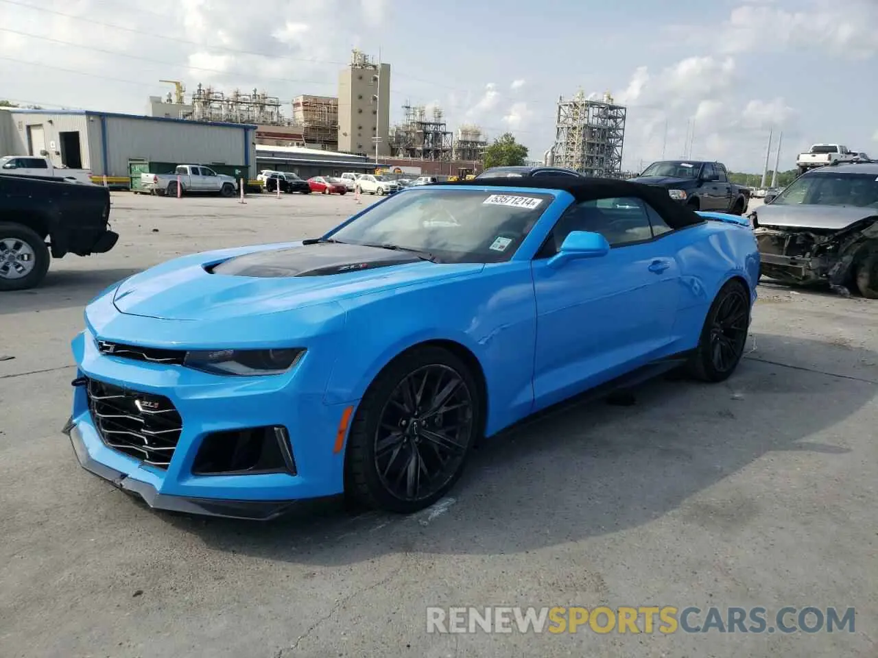 1 Photograph of a damaged car 1G1FK3D63N0112859 CHEVROLET CAMARO 2022