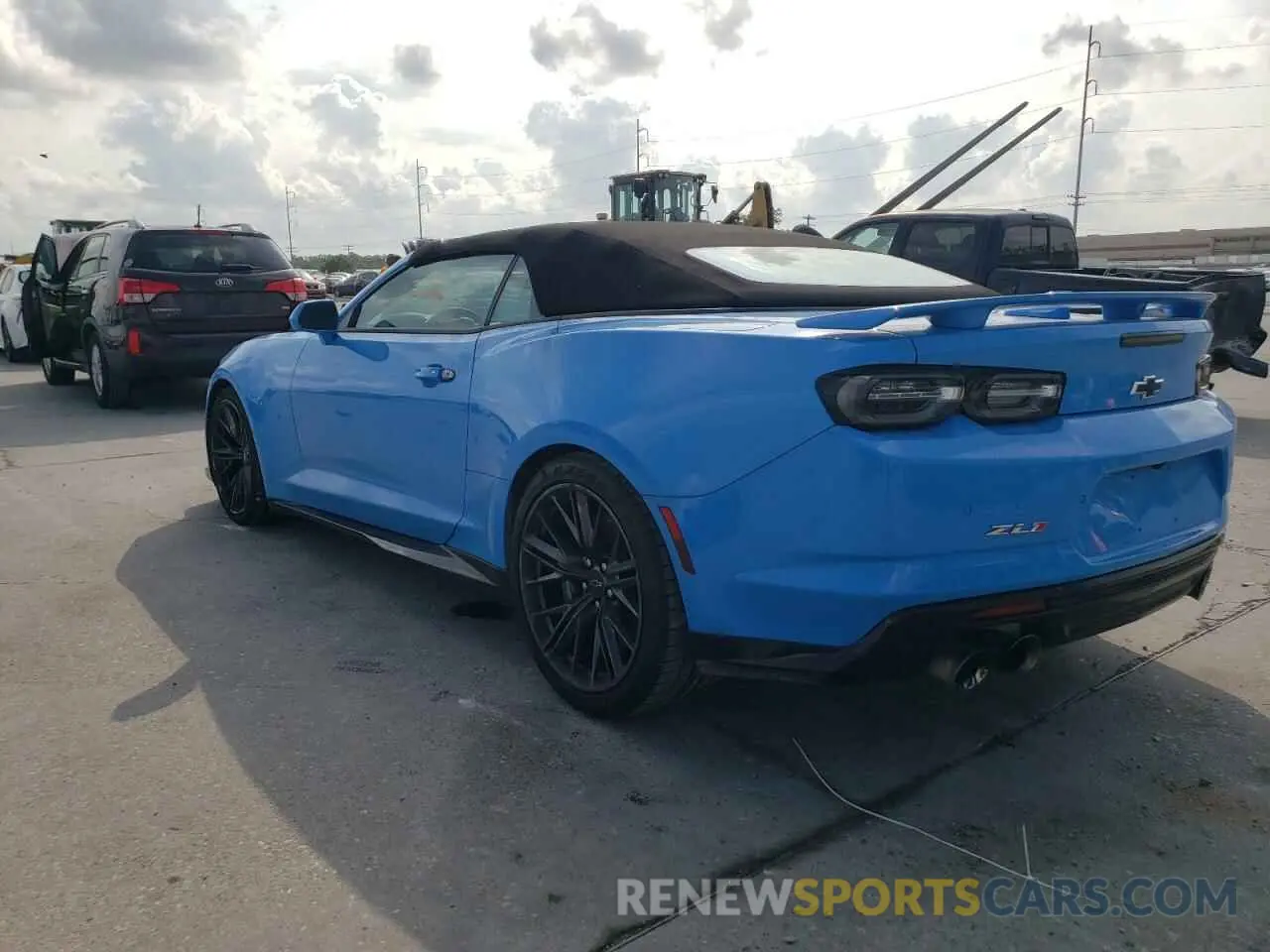 2 Photograph of a damaged car 1G1FK3D63N0112859 CHEVROLET CAMARO 2022