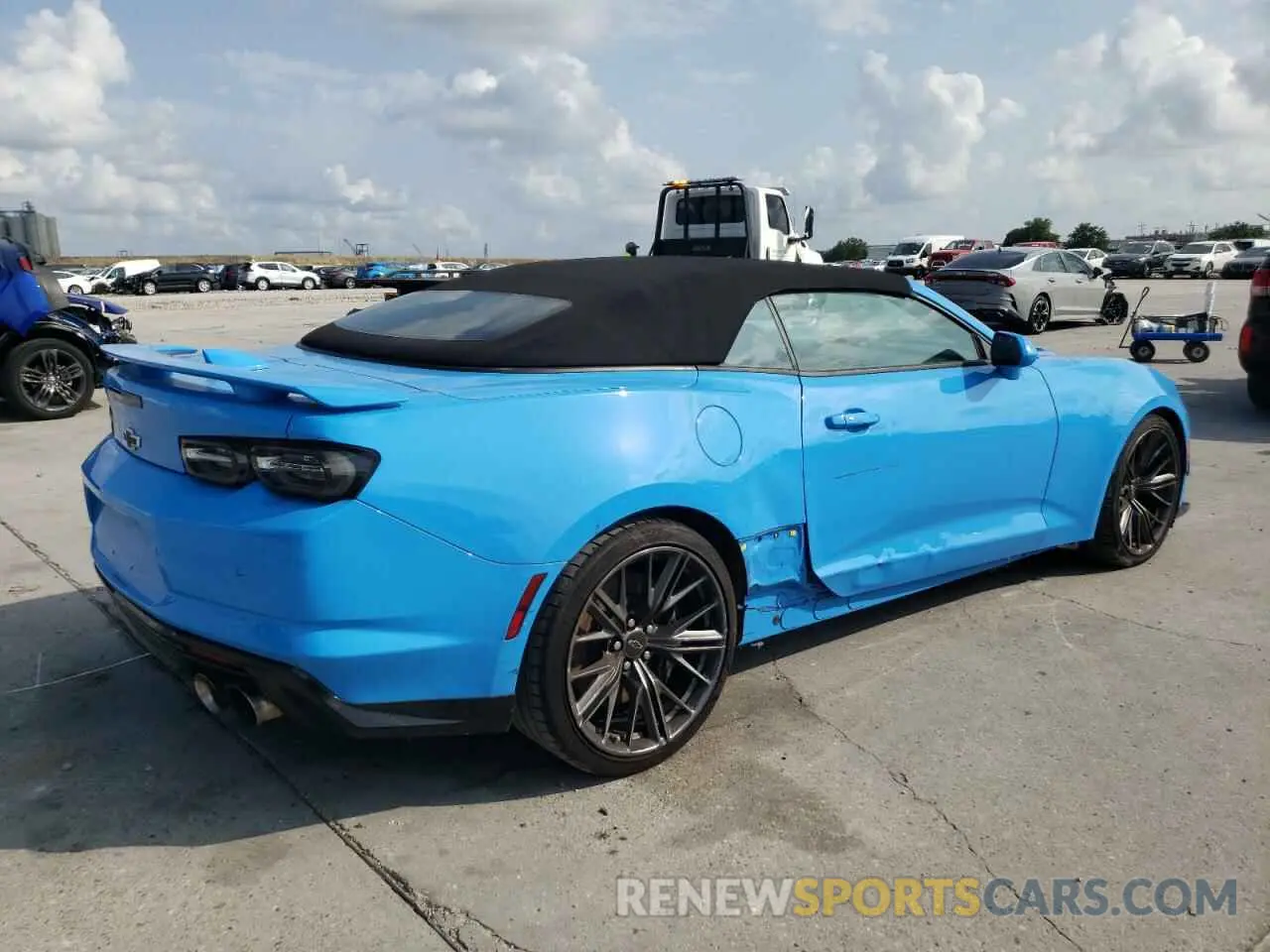 3 Photograph of a damaged car 1G1FK3D63N0112859 CHEVROLET CAMARO 2022