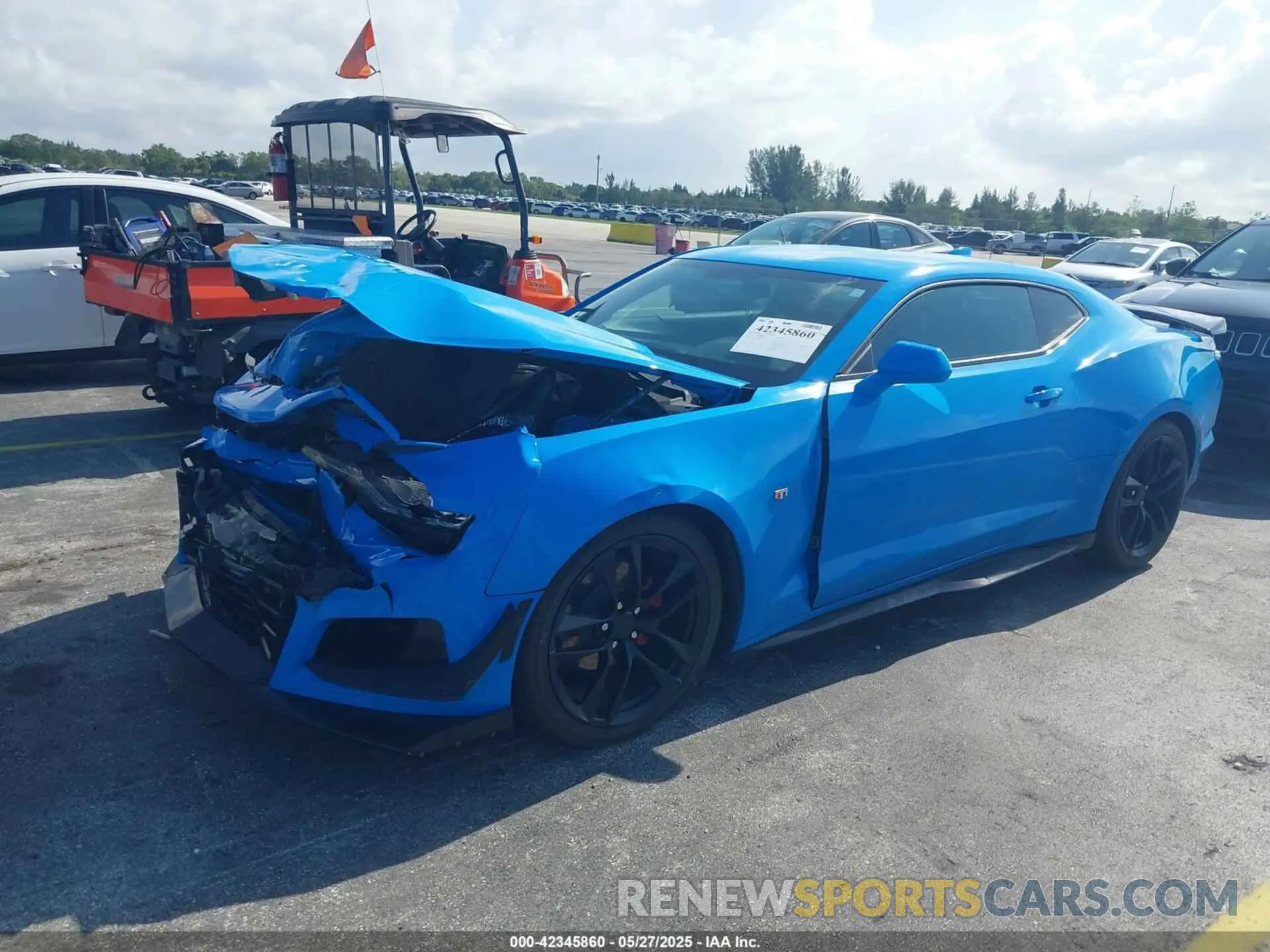 2 Photograph of a damaged car 1G1FB1RS3P0108386 CHEVROLET CAMARO 2023