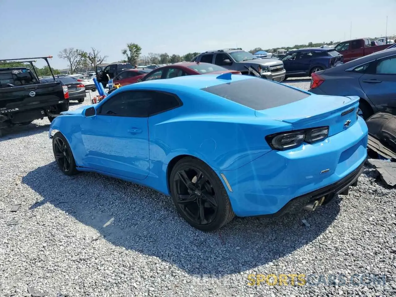 2 Photograph of a damaged car 1G1FB1RS8P0115561 CHEVROLET CAMARO 2023