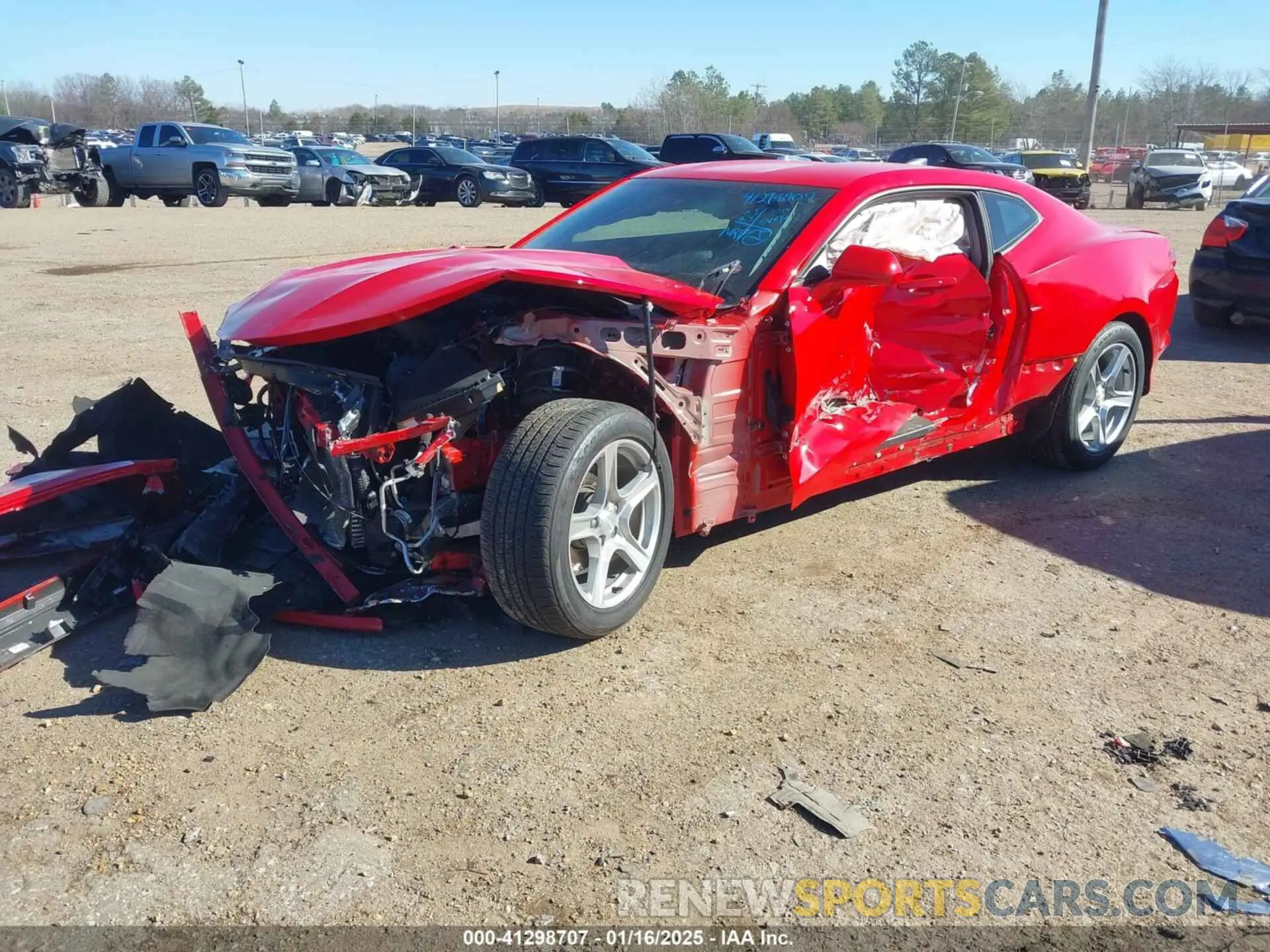 2 Photograph of a damaged car 1G1FB1RX1P0134819 CHEVROLET CAMARO 2023