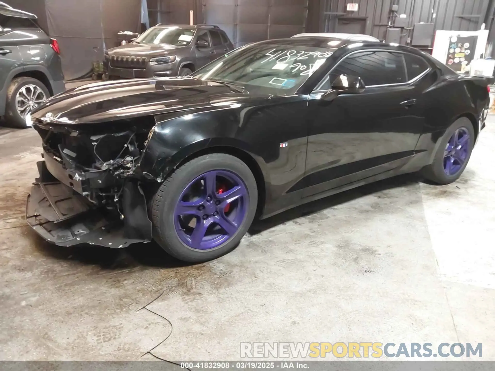 2 Photograph of a damaged car 1G1FB1RX9P0143512 CHEVROLET CAMARO 2023