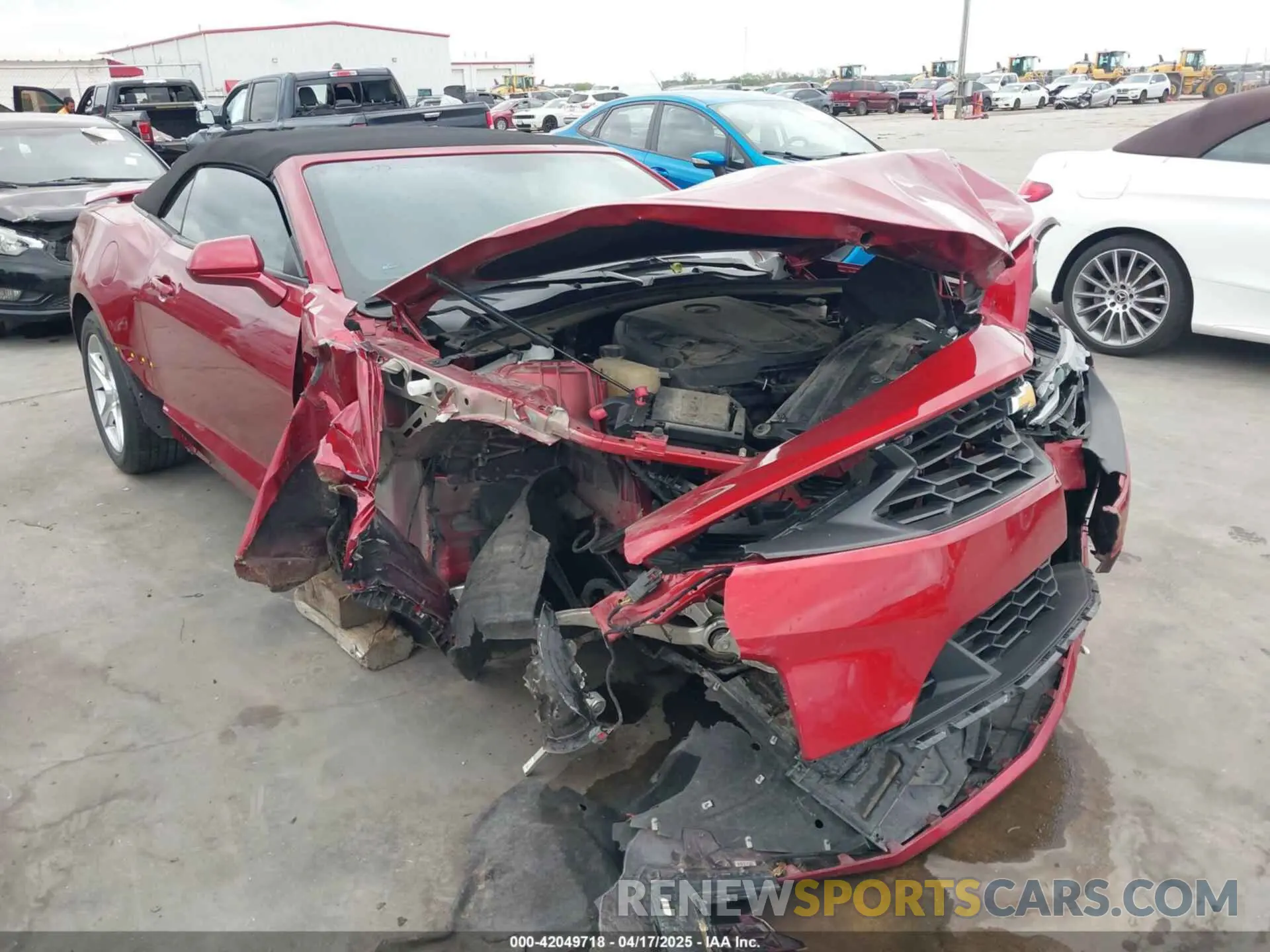 1 Photograph of a damaged car 1G1FB3DS1P0106557 CHEVROLET CAMARO 2023